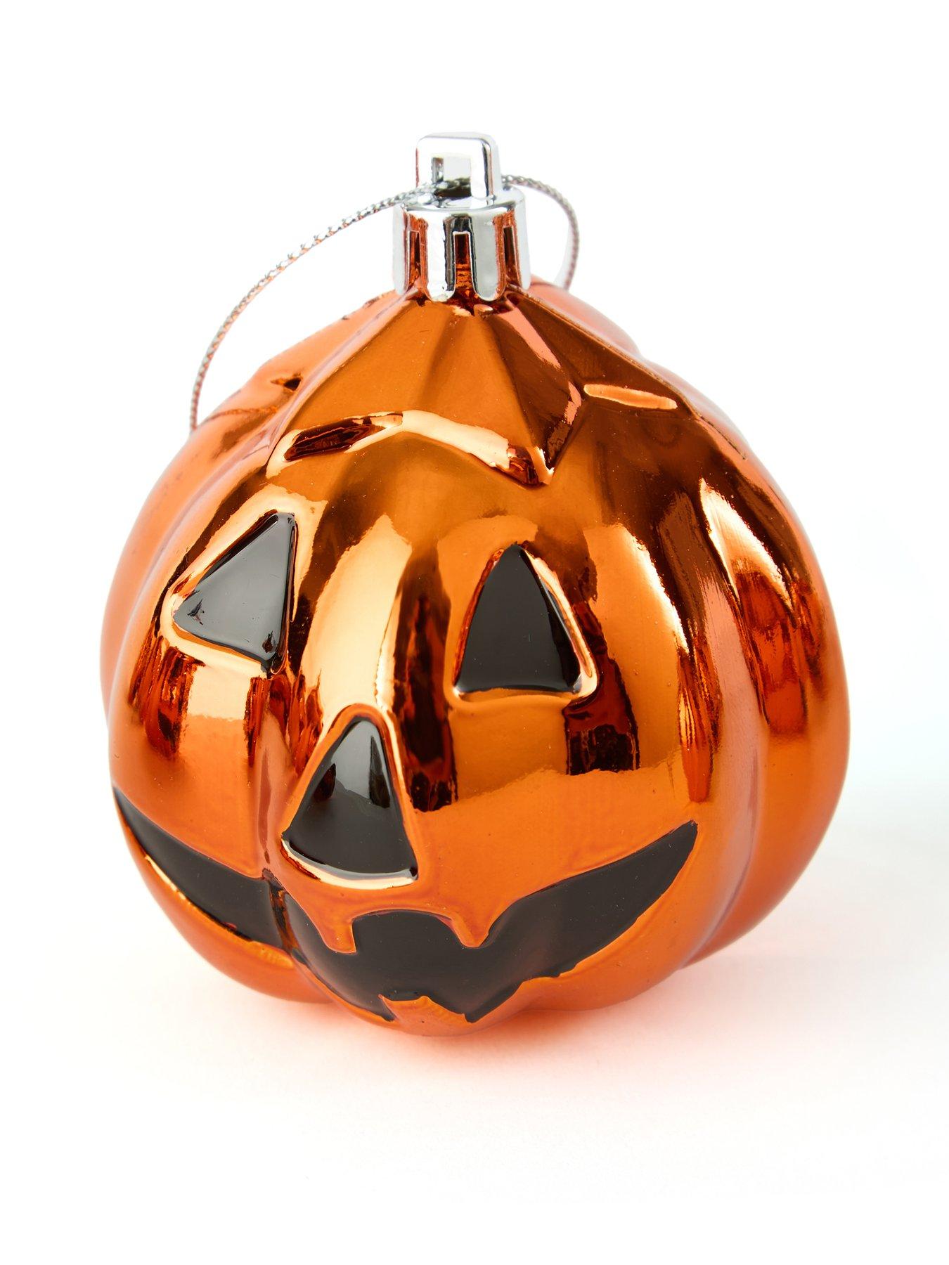 Image 4 of 4 of Very Home 12 Halloween Pumpkin Shatterproof Bauble Decorations