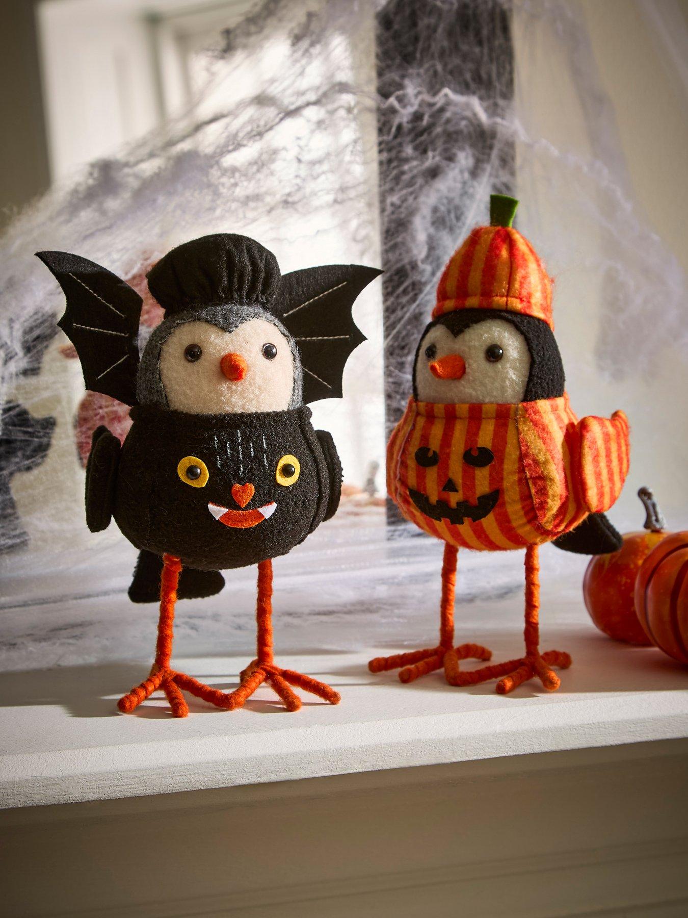 Image 1 of 6 of Very Home Set of 2 Halloween Bird Decorations