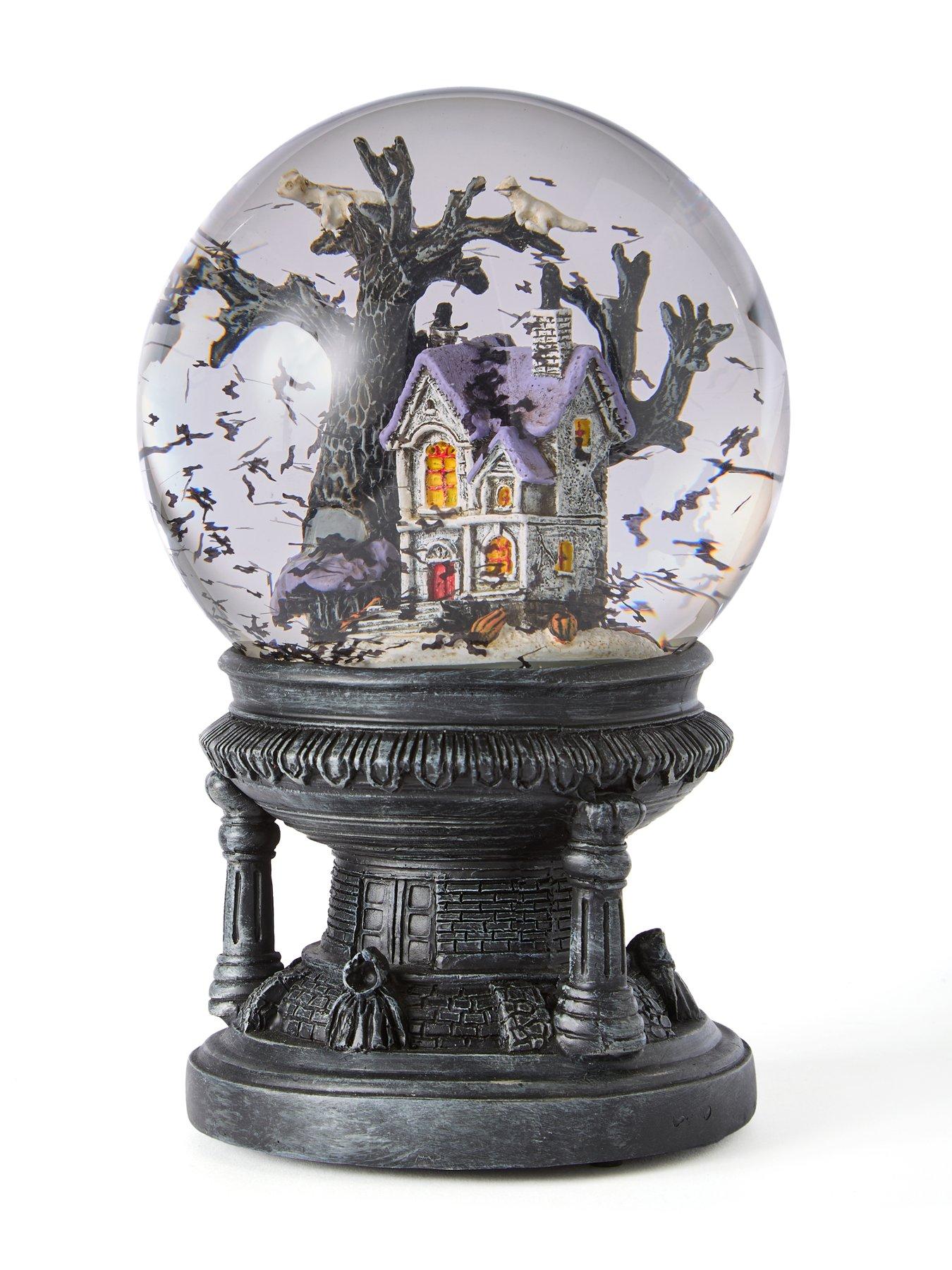 Image 2 of 6 of The Very Collection Spooky Scene Snowglobe with Music Halloween Decoration