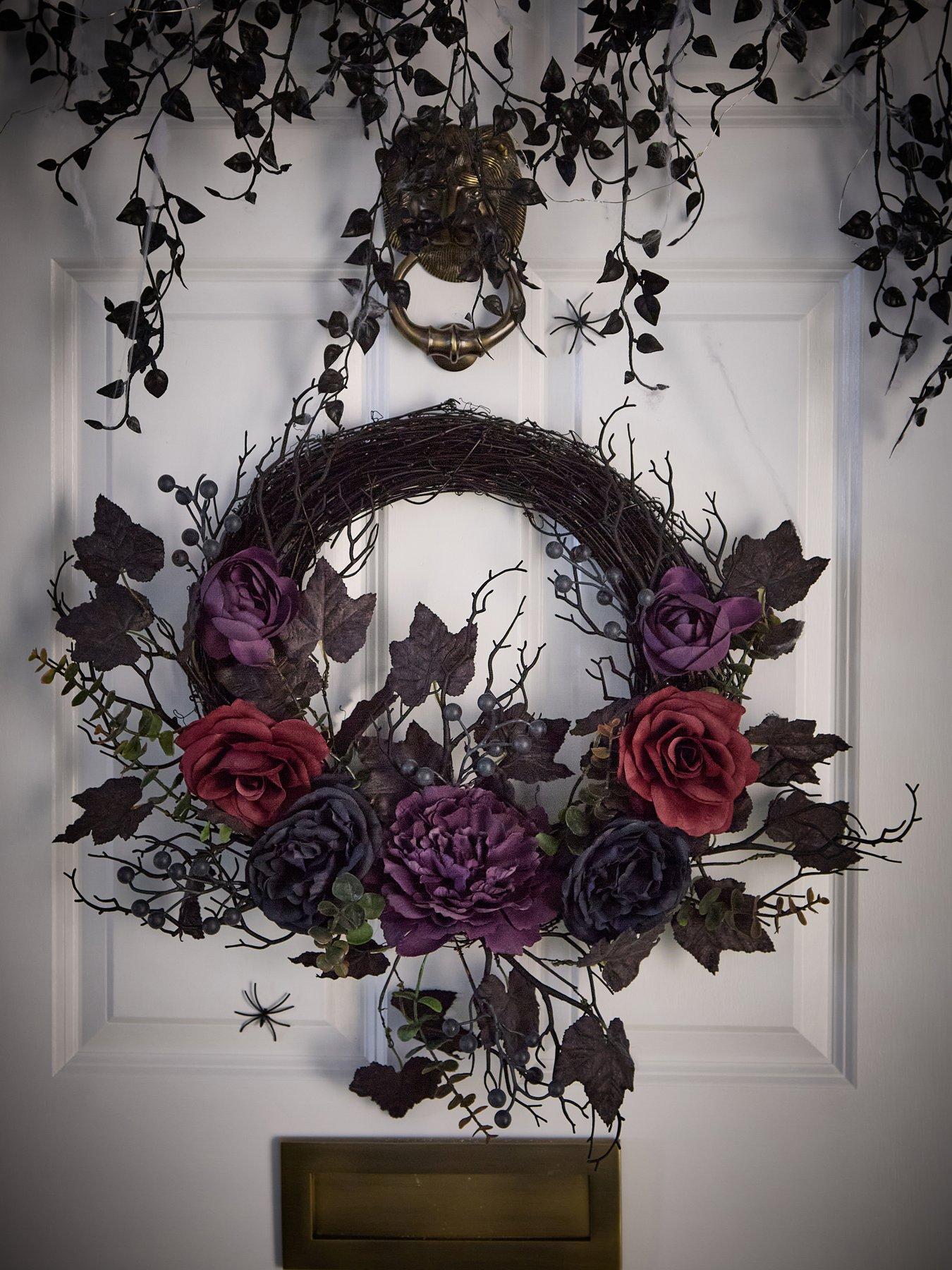 undefined Halloween Rattan Wreath