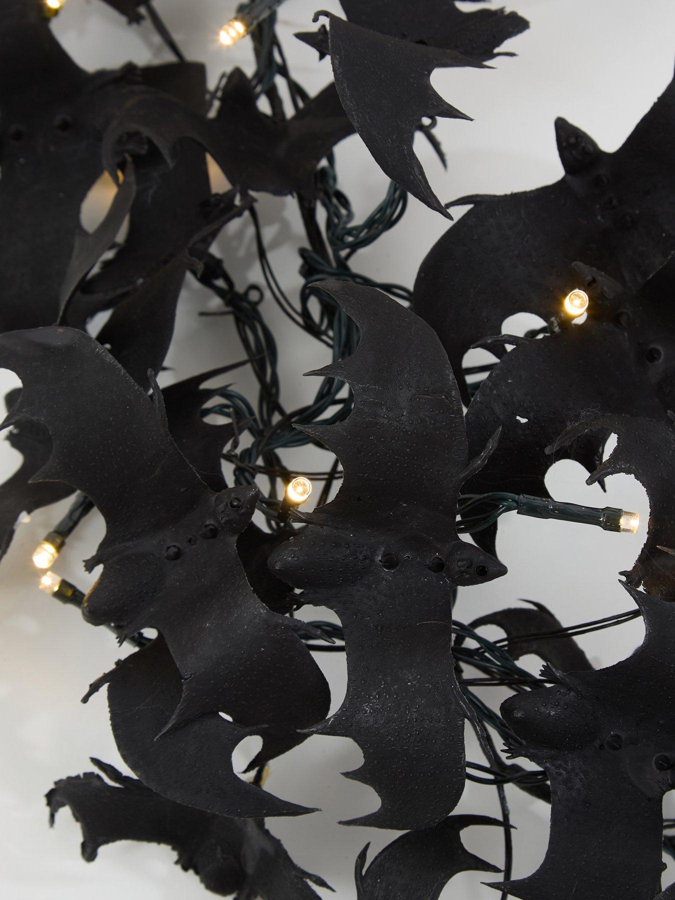Image 3 of 4 of The Very Collection Pre Lit LED&nbsp;Bat Swag Halloween Decoration - 90 cm