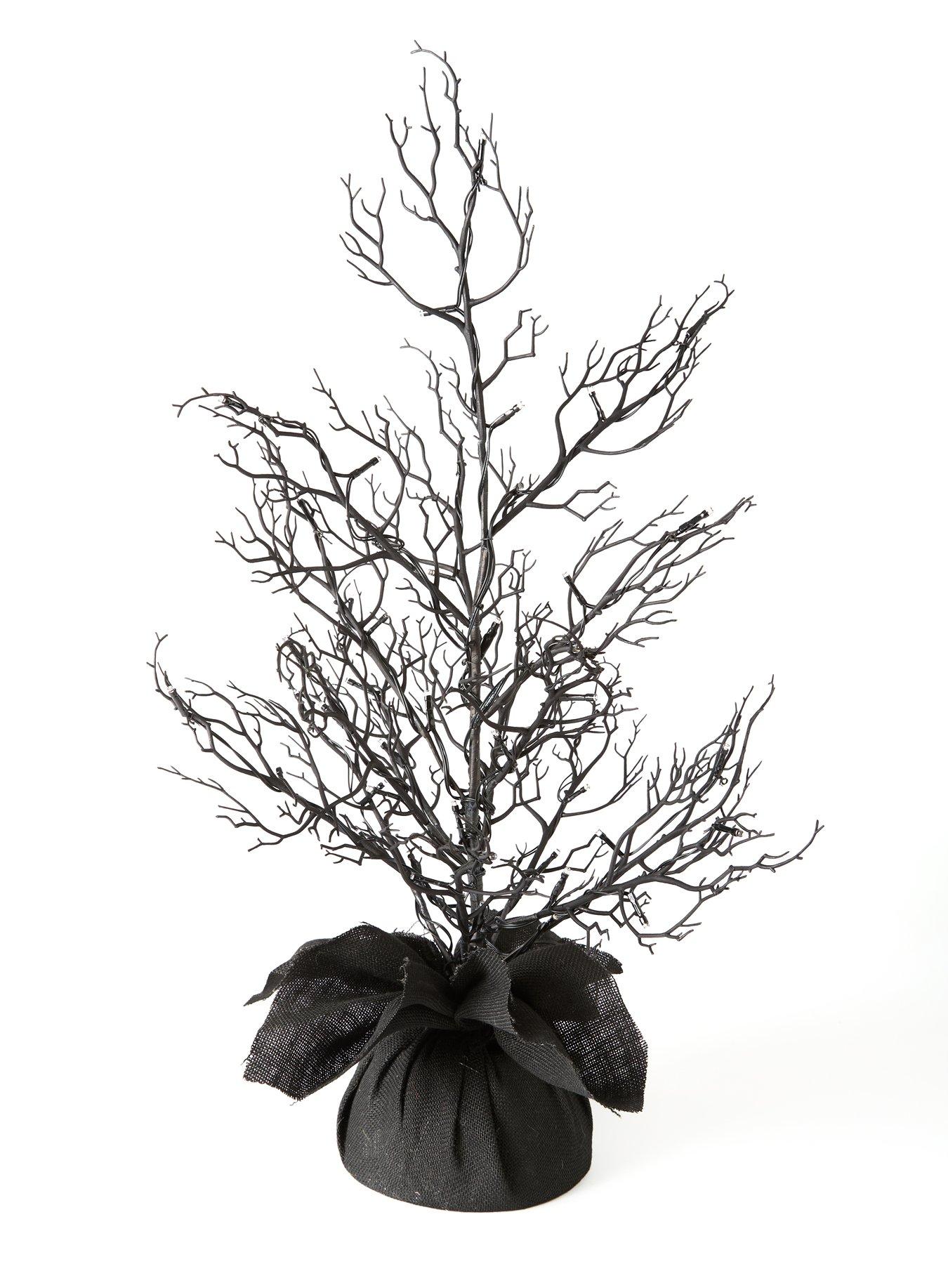 Image 2 of 4 of The Very Collection 80 cm Lit&nbsp;Halloween Tree&nbsp;in Hessian Bag