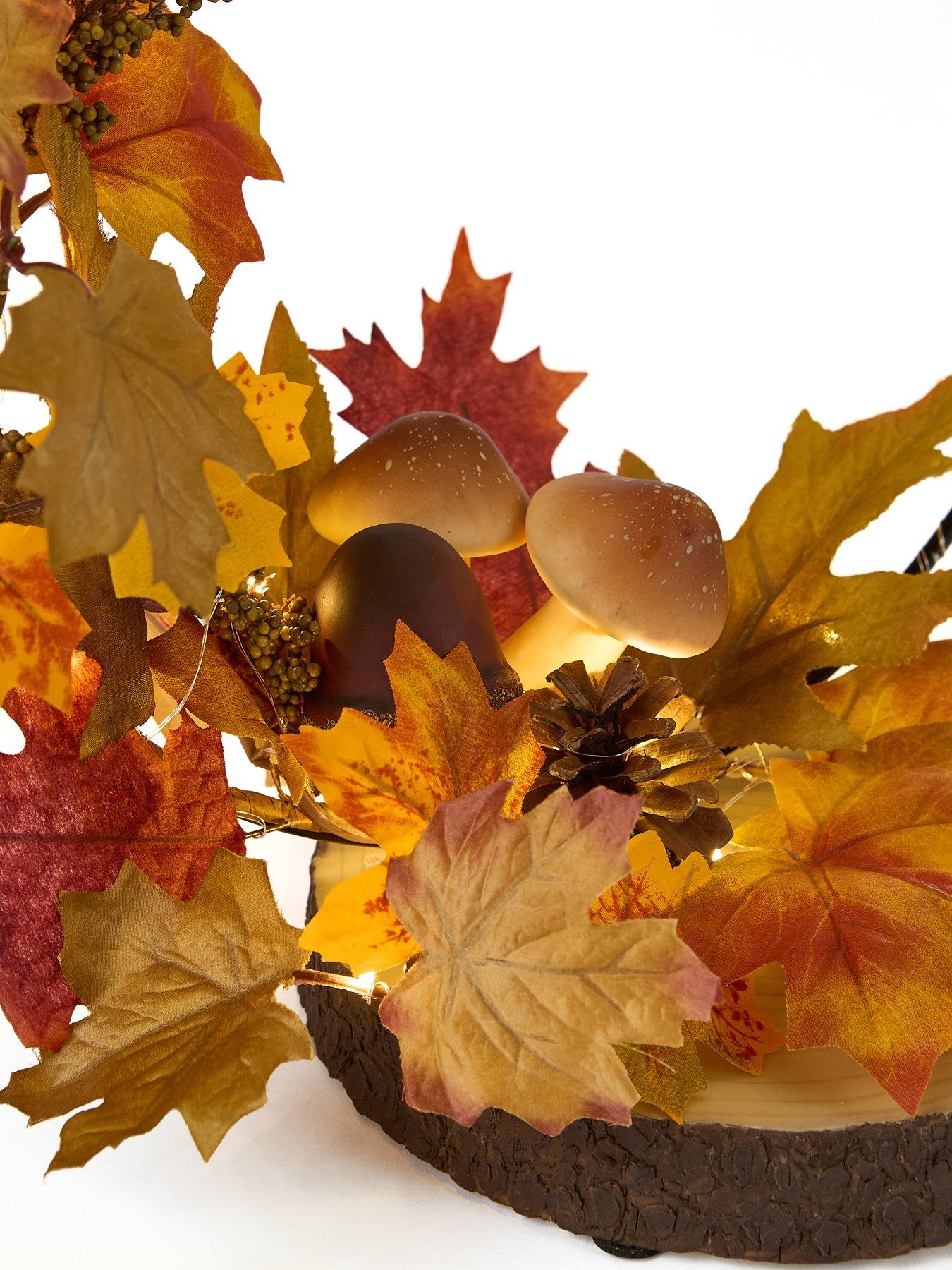 Image 4 of 5 of The Very Collection Autumnal Hoop Lit Table Top Decoration