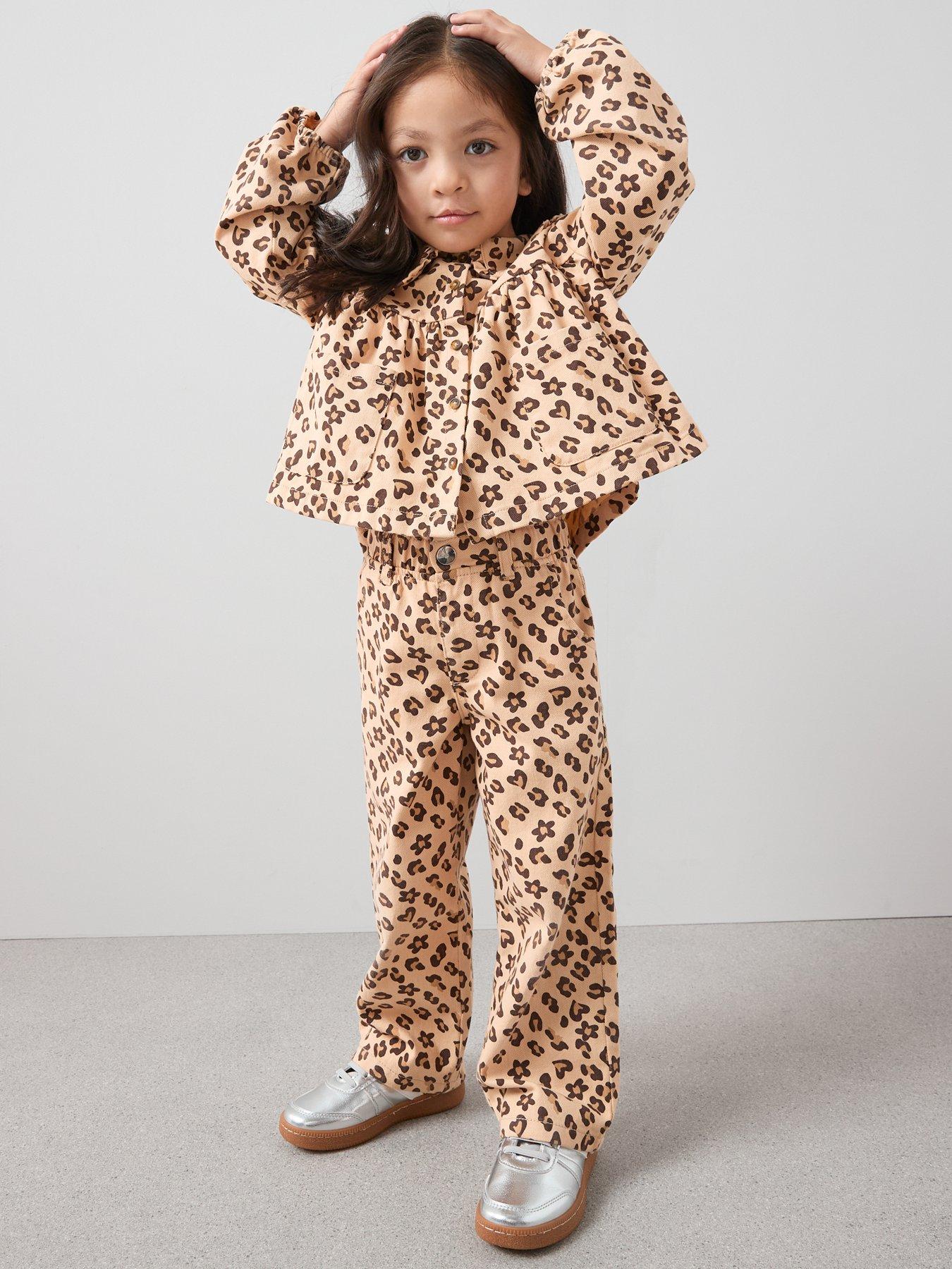 Image 5 of 5 of The Very Collection Girls 2 Piece&nbsp;Cotton Twill Jacket and Trouser Set - Multi