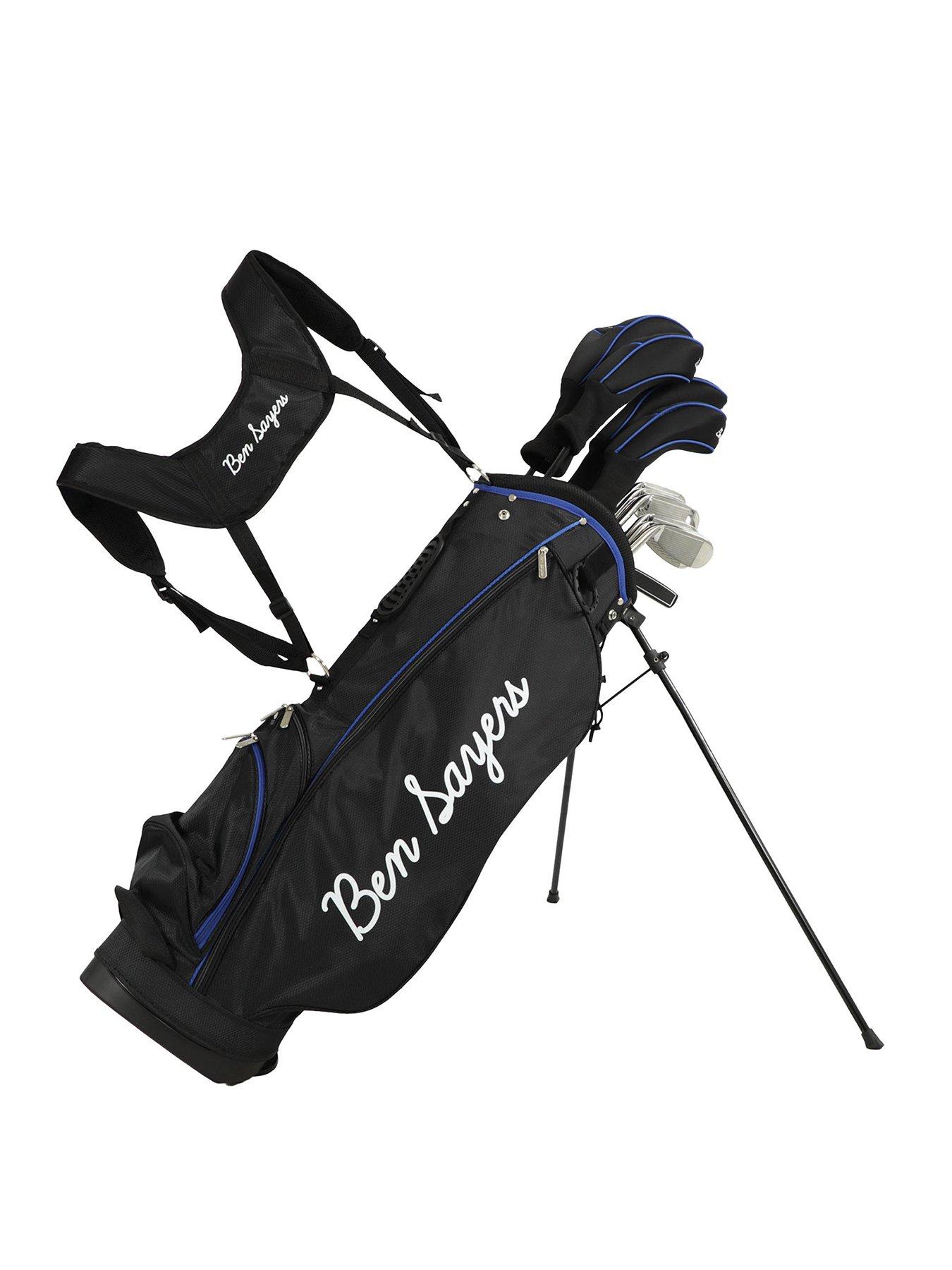 Ben Sayers M8 Package Set - Golf Stand Bag - Black/Blue - Graphite - Right Hand