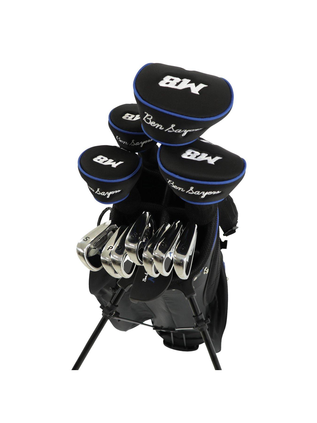  image of ben-sayers-m8-package-set-golf-stand-bag-blackblue-graphite-right-hand