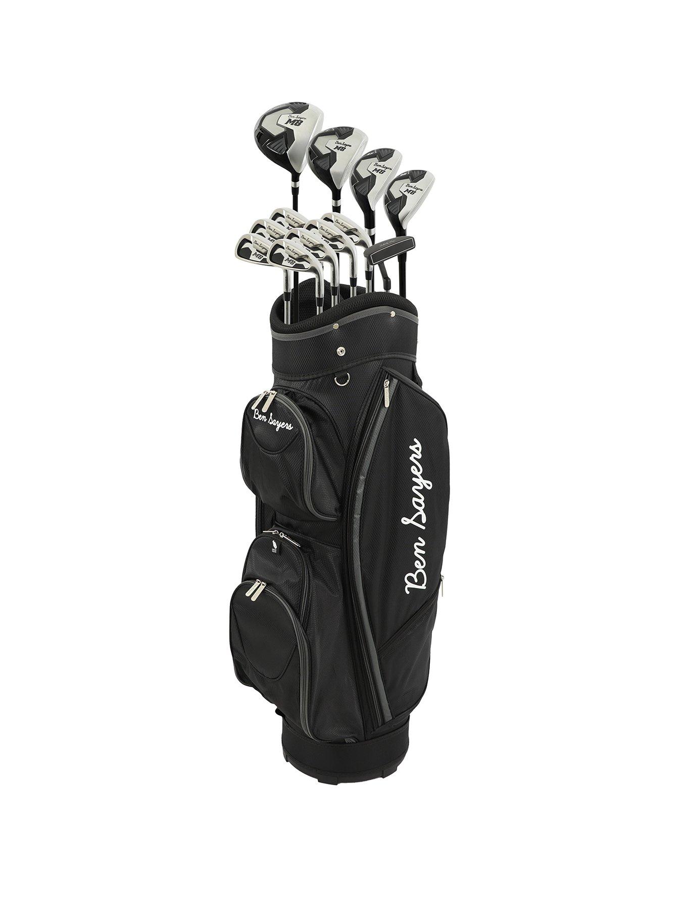 Ben Sayers M8 Package Set - Golf Cart Bag - Black/Grey - Graphite/Steel - Right Hand