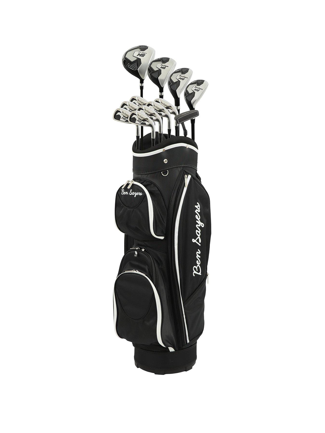 Ben Sayers M8 Ladies Package Set - Golf Cart Bag - Black/White - Graphite - Ladies Right Hand