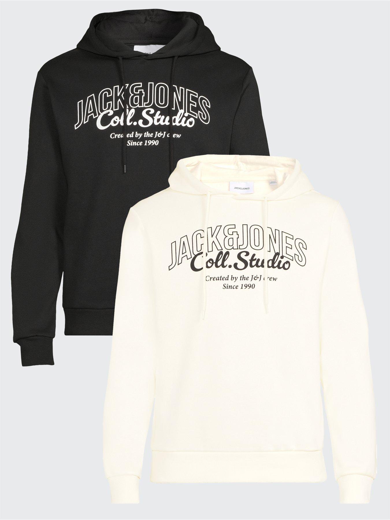 jack-jones-2-pack-makoto-logo-hoodies-creamblack