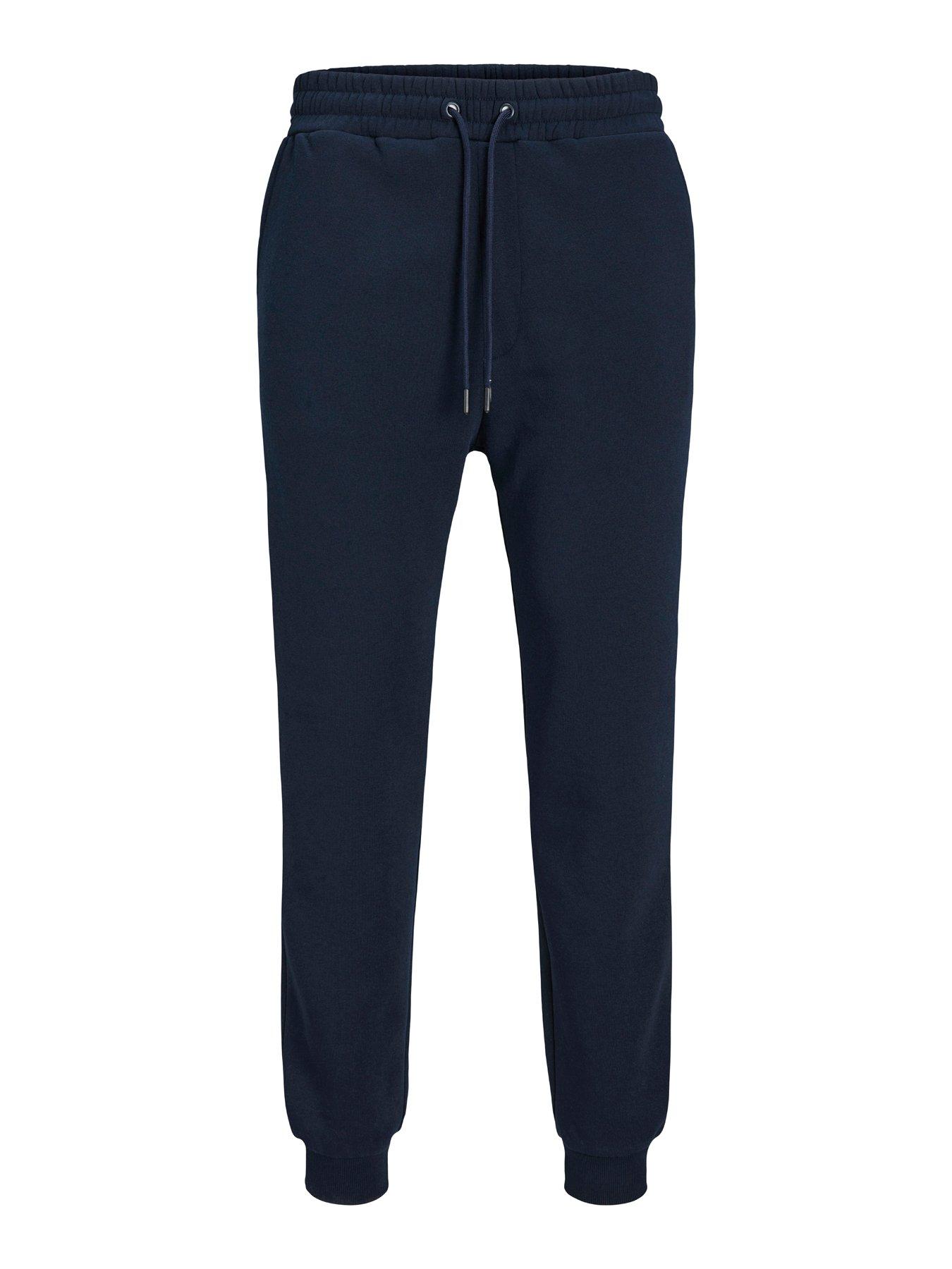  image of jack-jones-2-pack-bradley-heavyweight-hoodies-navy