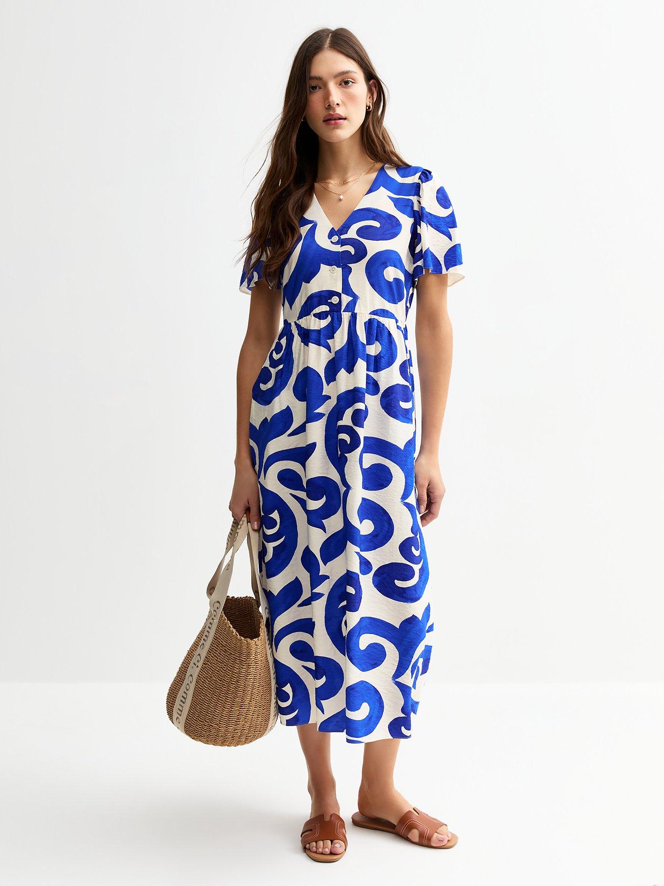 new-look-black-swirl-print-midi-shirt-dress