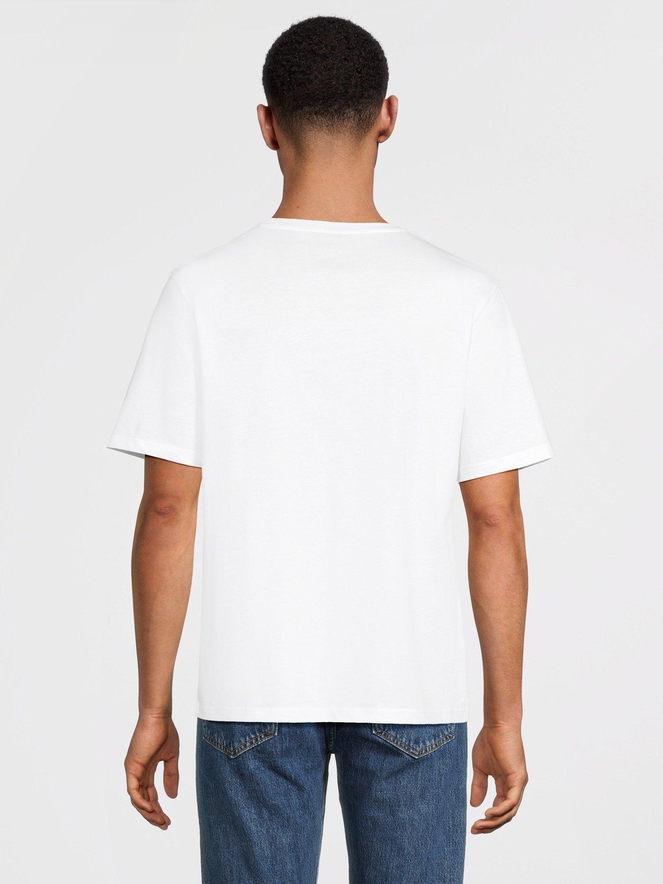 Image 3 of 6 of Jack & Jones 3 Pack Corporate Logo Short Sleeve Crew Neck T-Shirts - Black