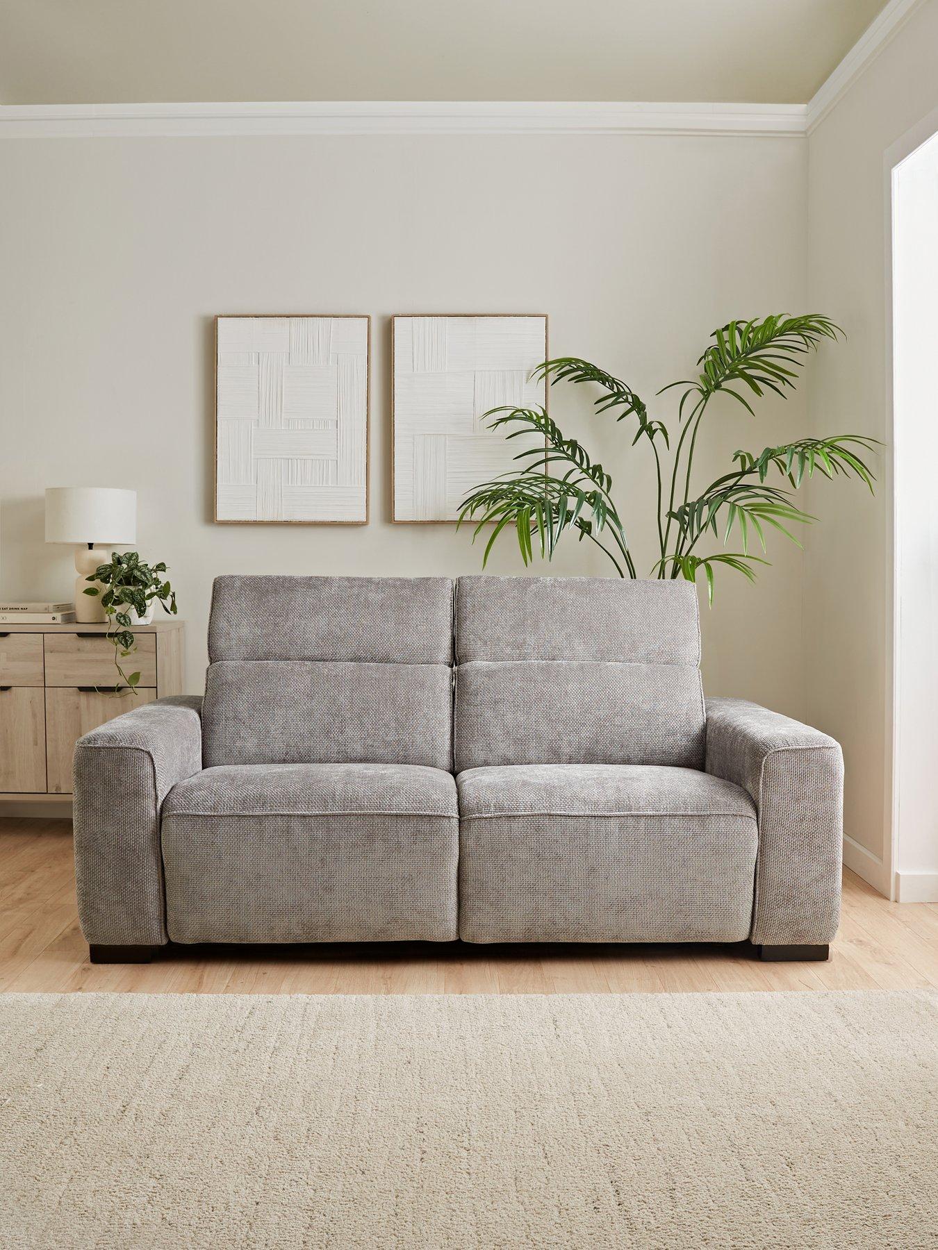 undefined Venosa 3 Seater Power Recliner Fabric Sofa