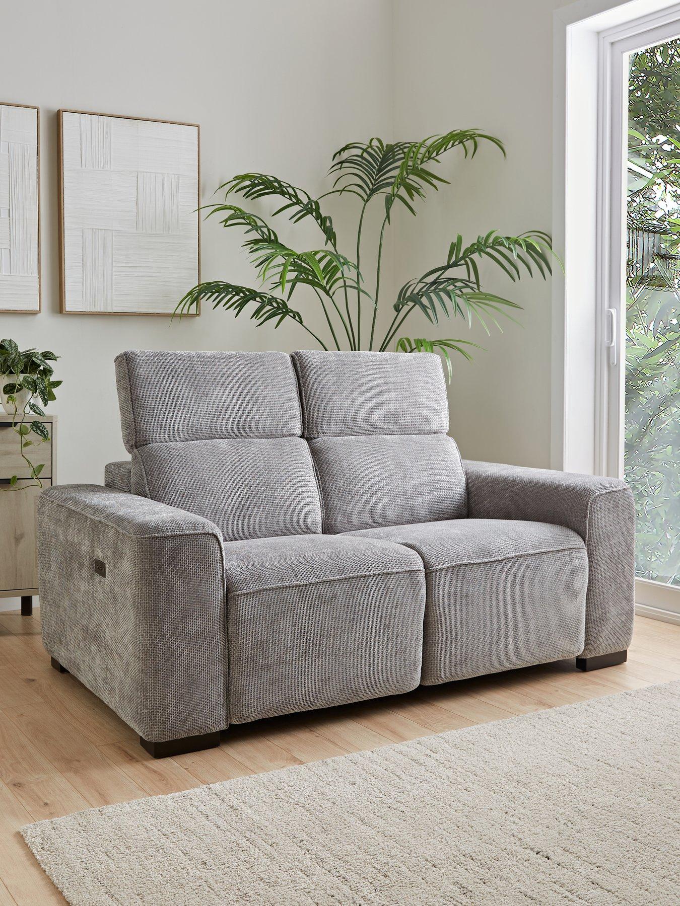 Image 1 of 7 of Very Home Venosa 2 Seater Power Recliner Fabric Sofa