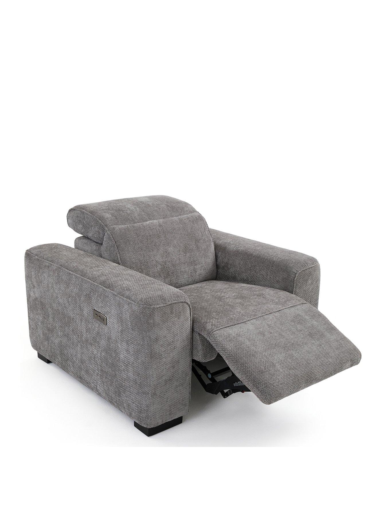 Image 3 of 7 of Very Home Venosa Power Recliner Fabric Chair