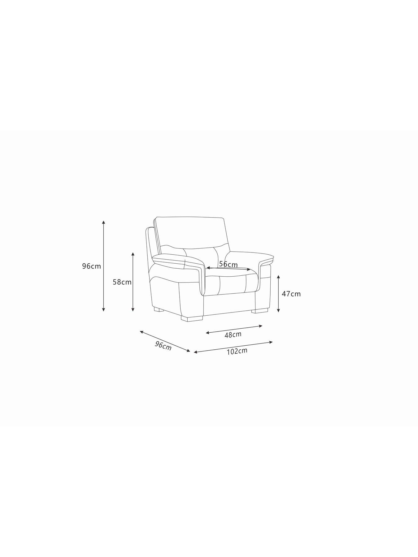 Image 7 of 7 of The Very Collection Prenton Leather Chair