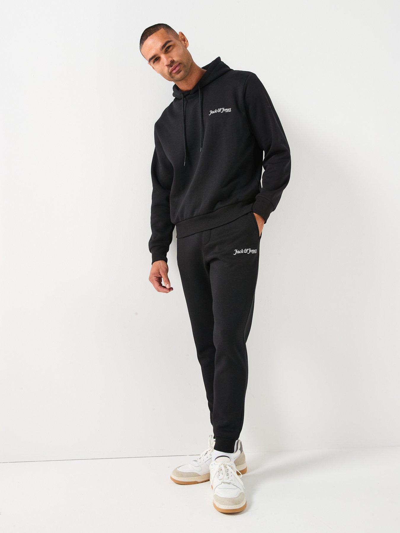 Image 3 of 6 of Jack & Jones Yuki Sweat Tracksuit - Black