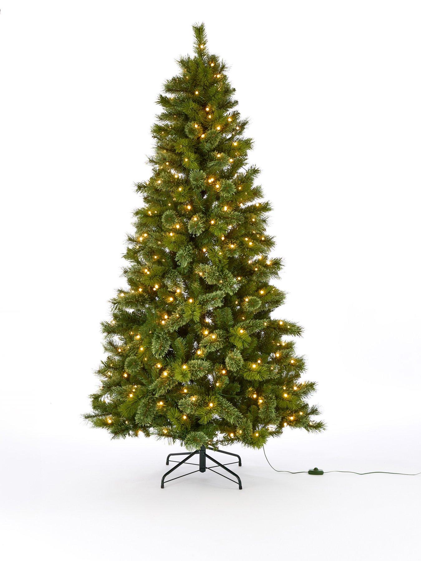 Image 2 of 6 of Very Home 7ft Pre Lit Mirabelle Cashmere Tips Christmas Tree