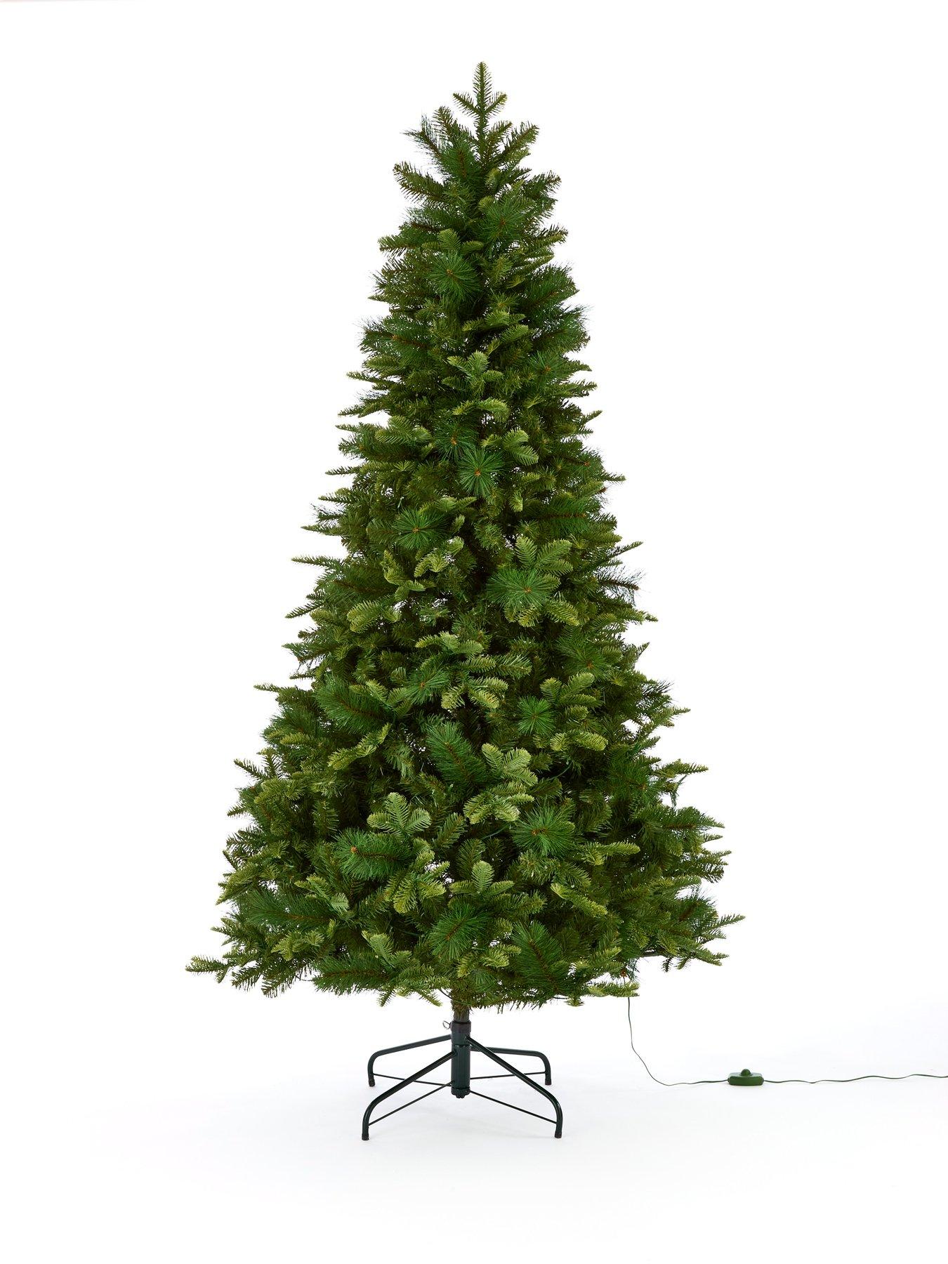 Image 4 of 7 of Very Home 7ft Aspen Pre Lit Christmas Tree with Dual Colour Twinkle Lights