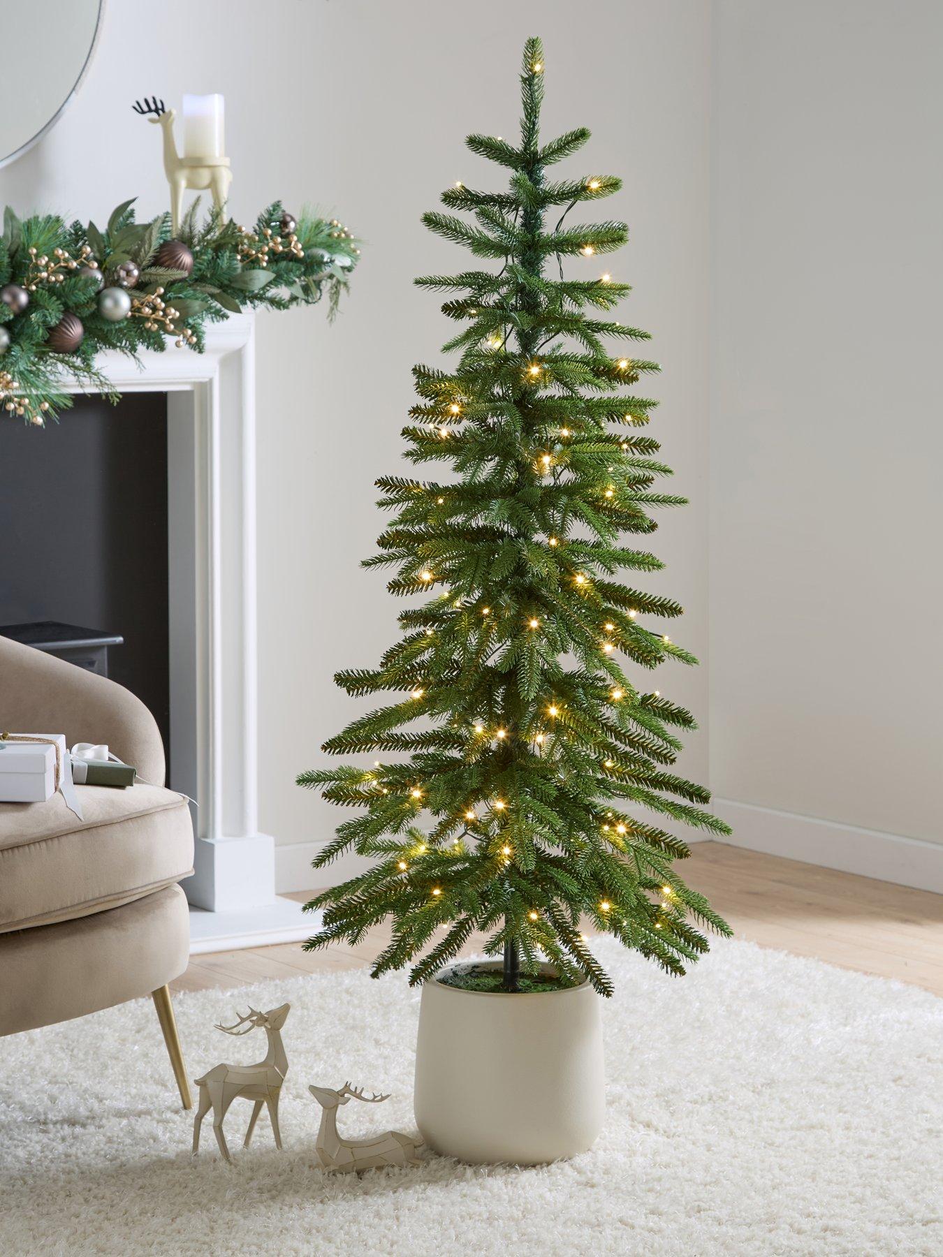 undefined 5ft Prelit Potted Indoor/Outdoor Christmas Tree