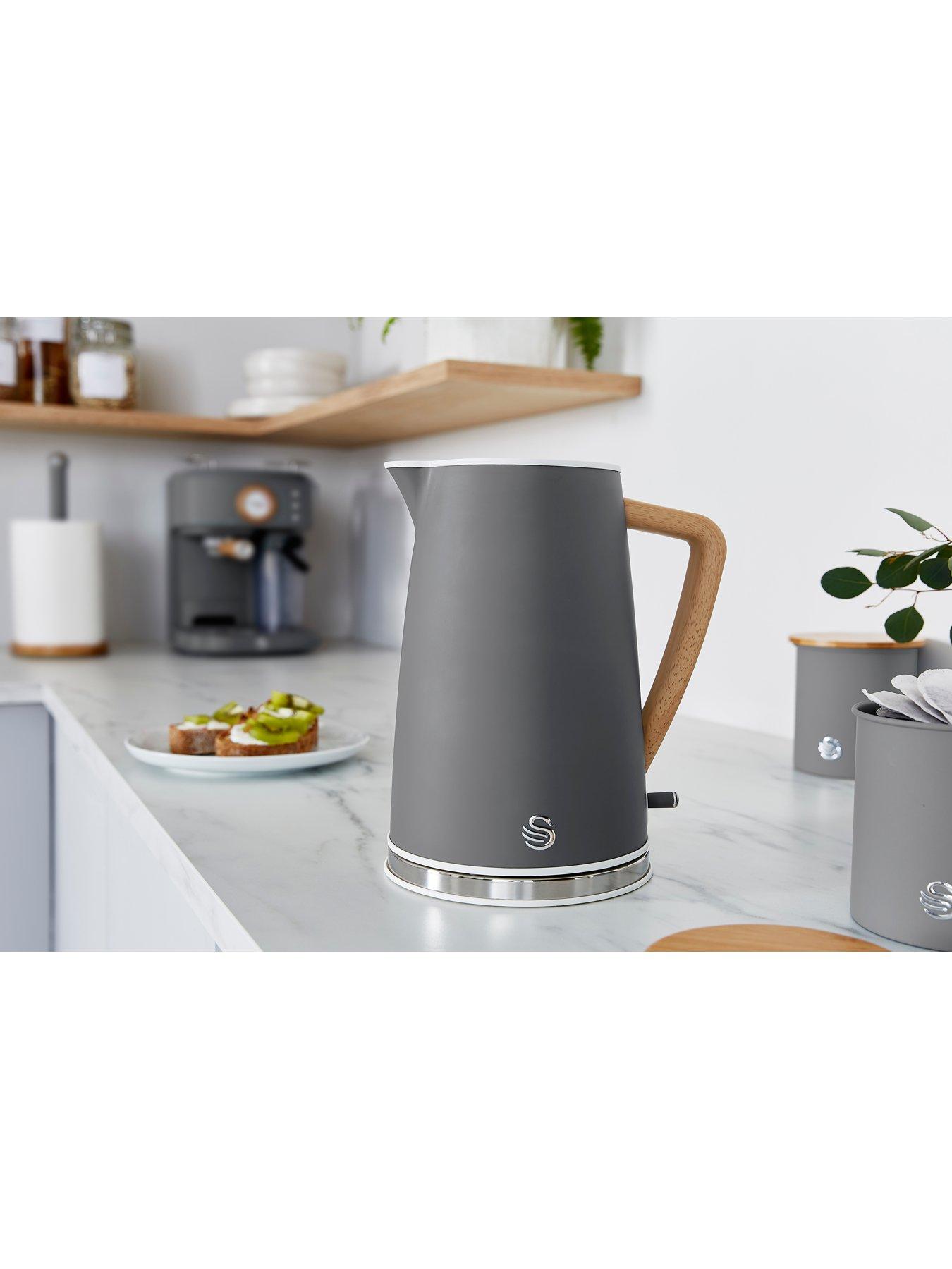  image of swan-eejb152-nordic-4-slice-toaster-and-kettle-set-grey
