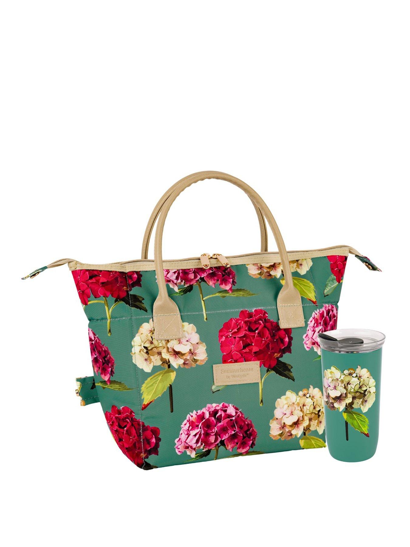 Image 1 of 2 of Summerhouse by Navigate SARAH KELLEHER Teal Convertible Lunch Bag &amp; Travel Mug -&nbsp;350ml