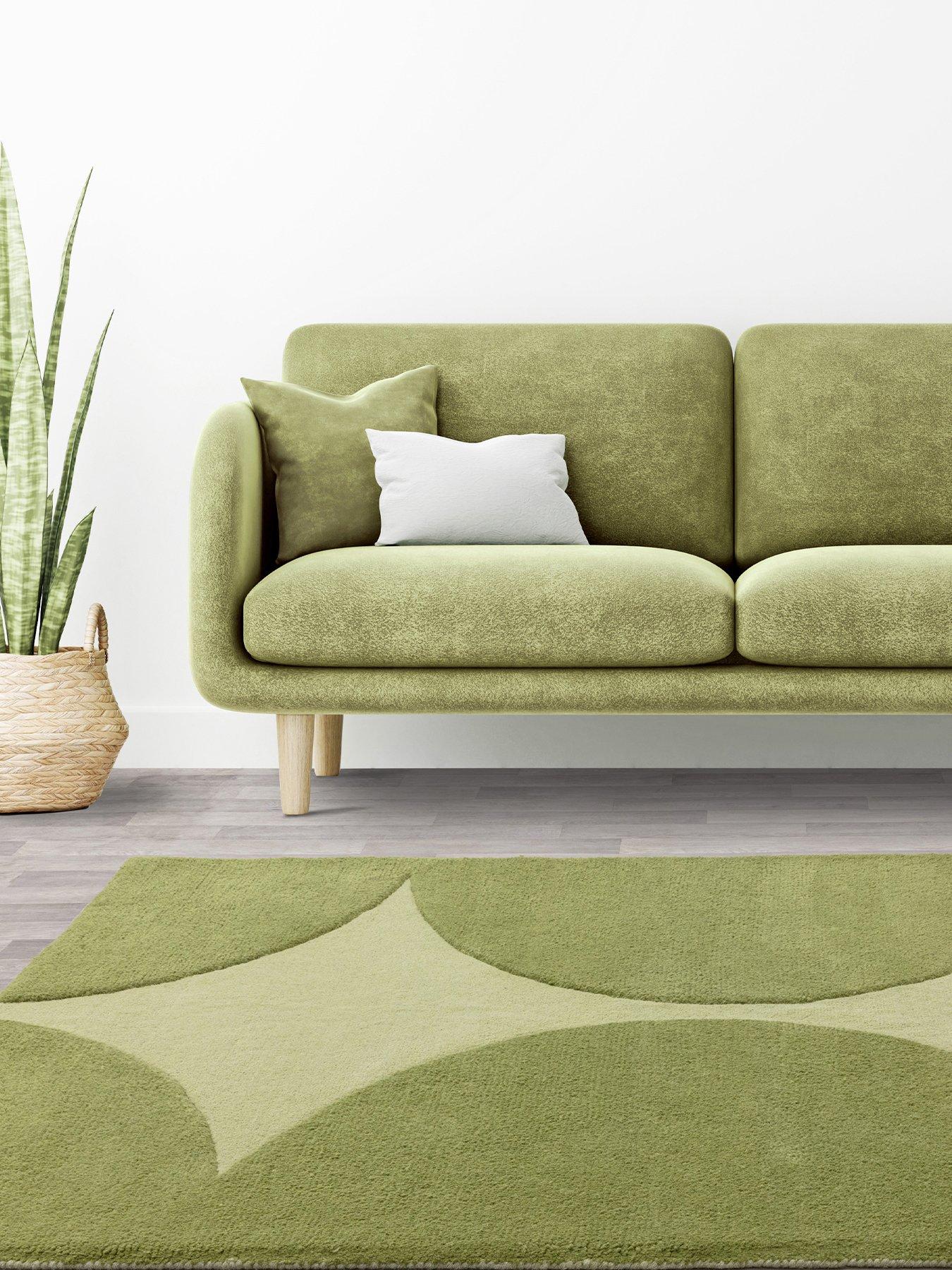 Asiatic Canvas Reflect Green Rug