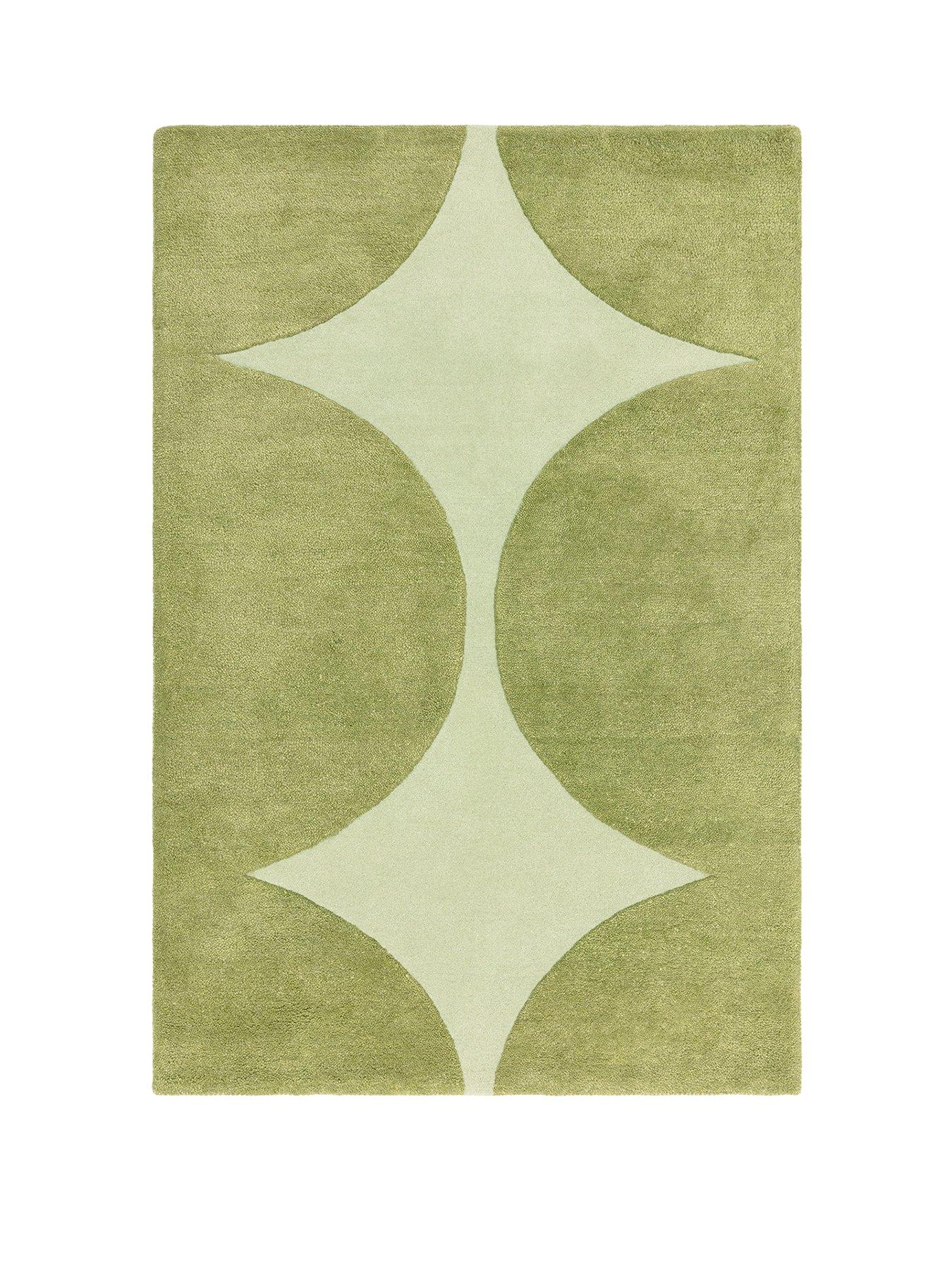 stillFront image of asiatic-canvas-reflect-green-rug