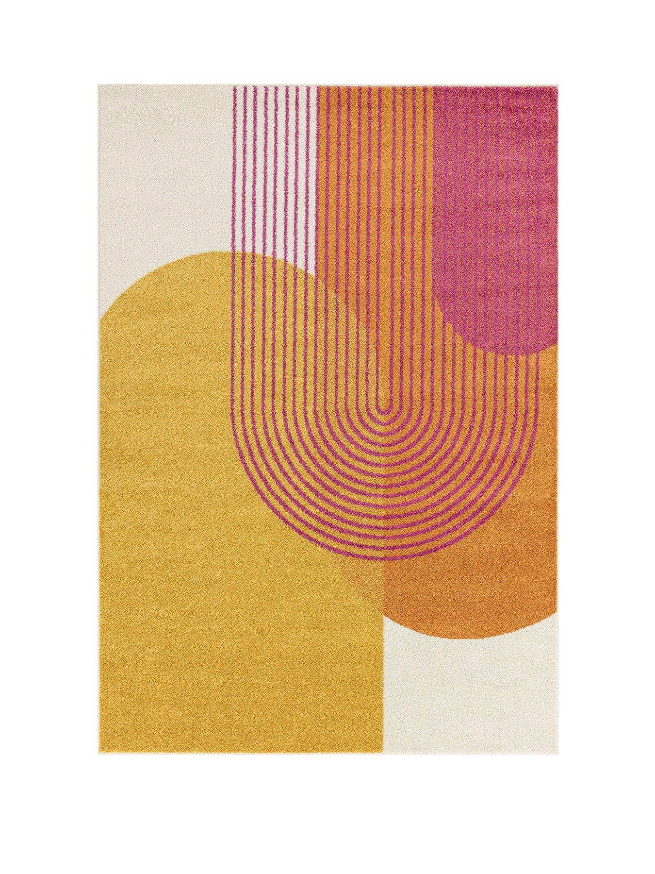 Image 2 of 6 of Asiatic Muse Retro Orange Rug