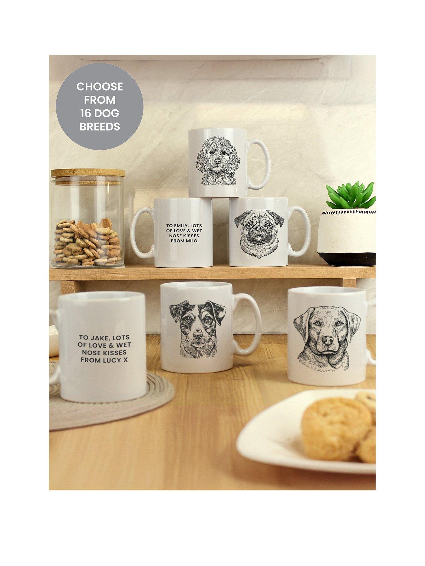 The Personalised Memento Company Personalised Dog Breed Mug
