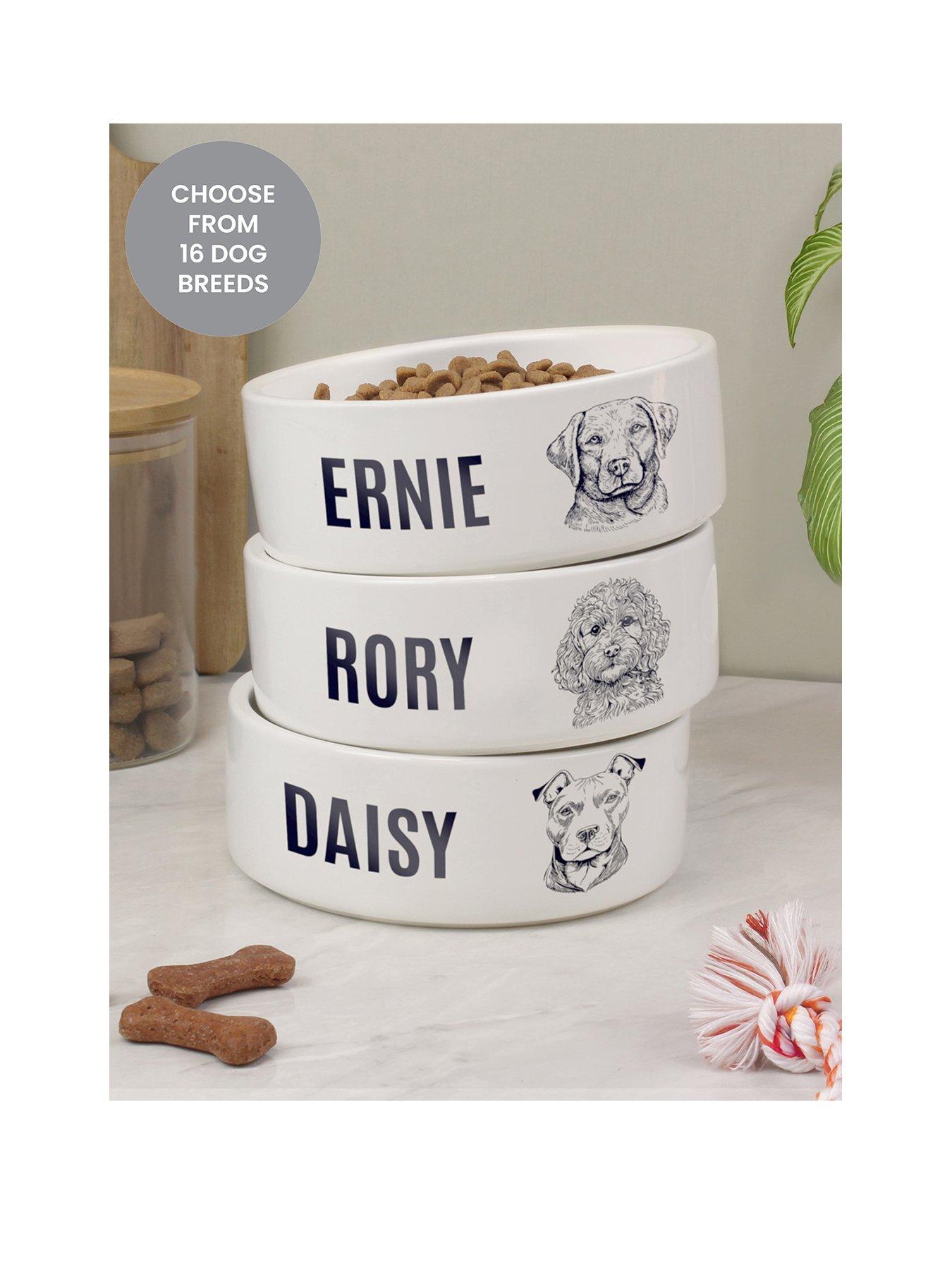 undefined Personalised Dog Breed Feeding Bowl