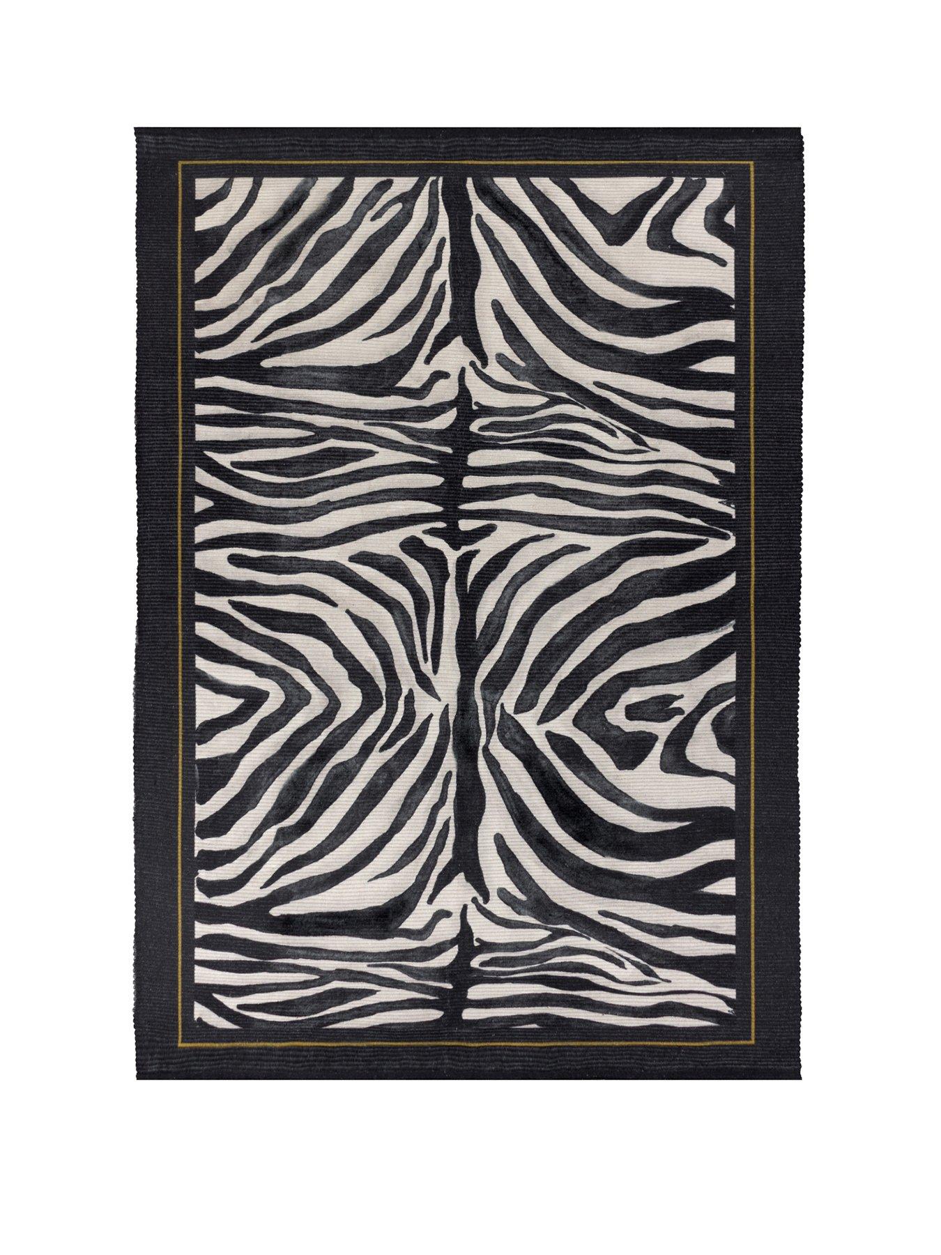  image of paoletti-leopardis-zebra-outdoor-rug-120x170