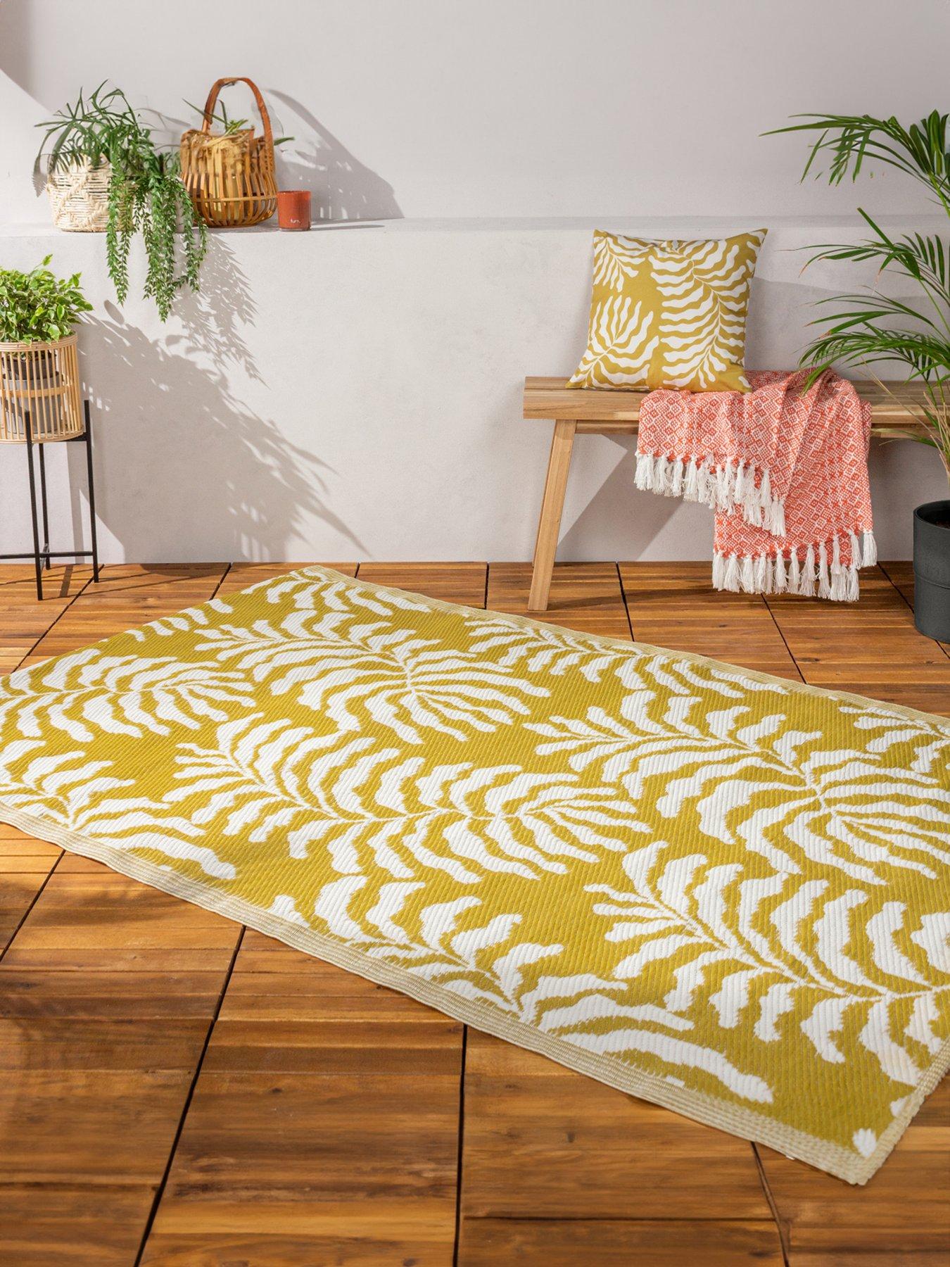 Furn Tocorico Yellow Outdoor Rug 120x180