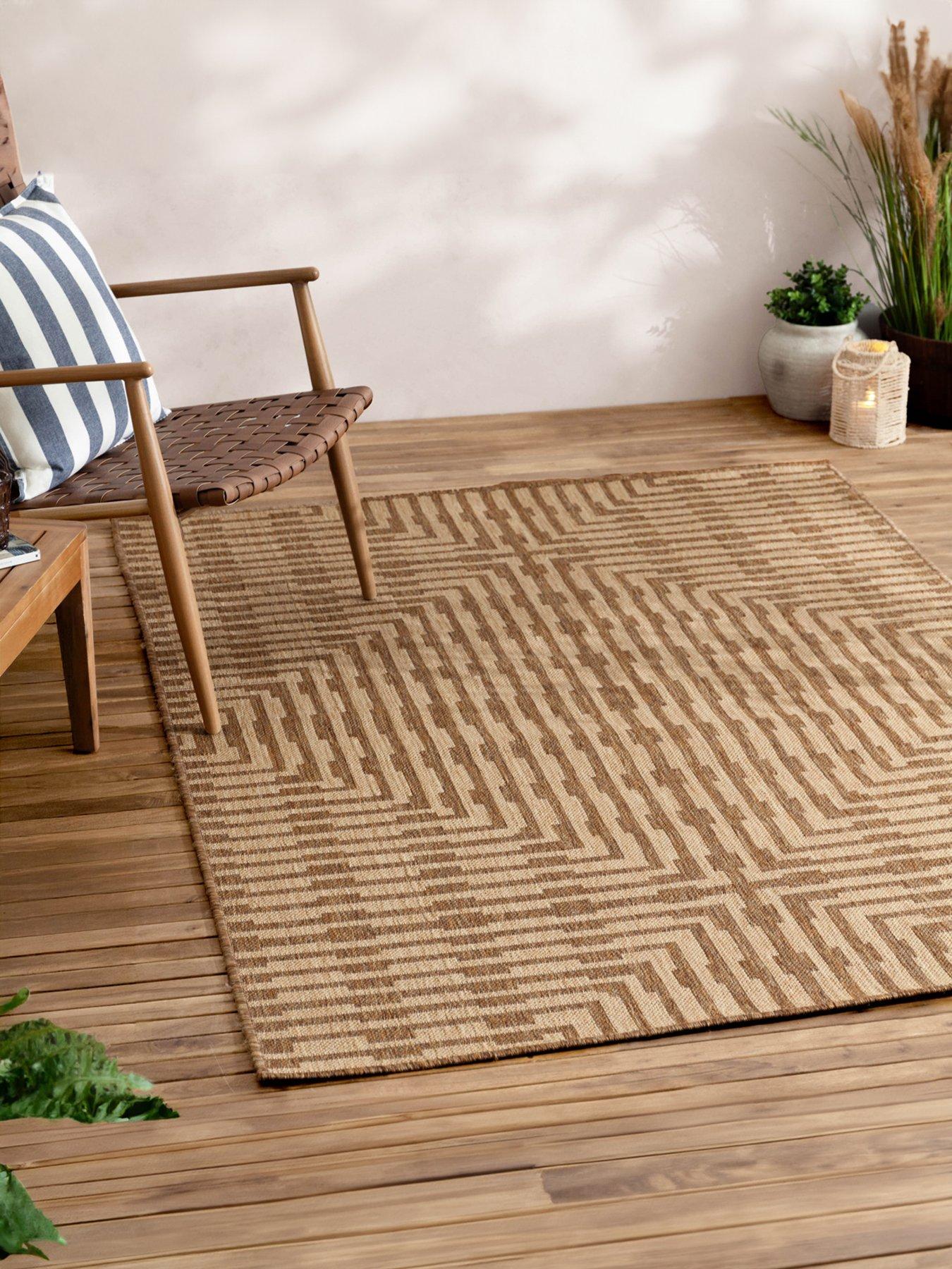 Yard Sandown Jute Effect Rug - Natural