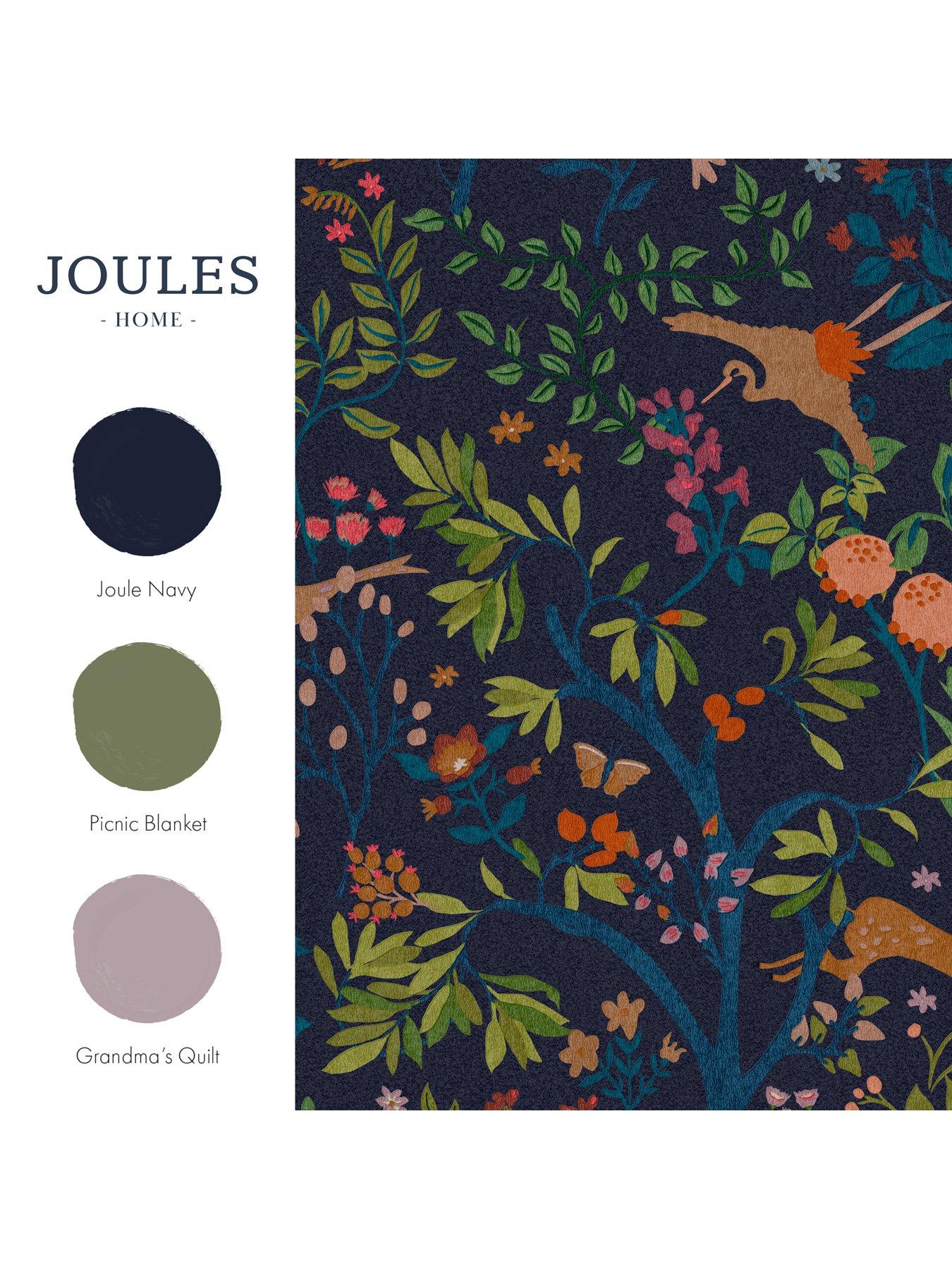 Image 4 of 4 of Joules Enchanted Woodland Navy Wallpaper