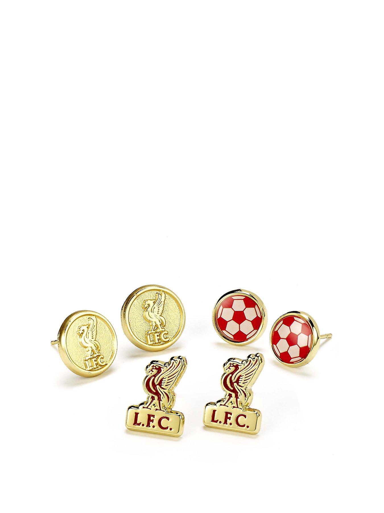 Image 1 of 3 of Liverpool FC Stud Earring Set - 3 Designs