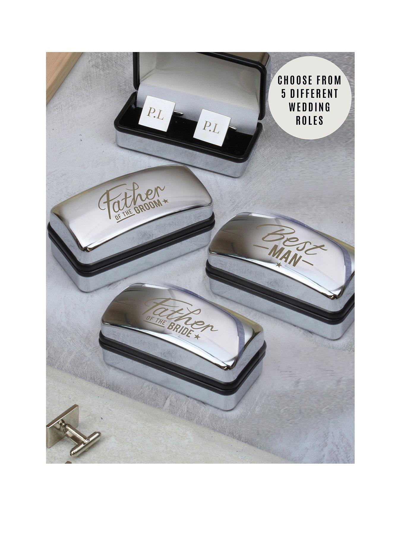 the-personalised-memento-company-personalised-stainless-steel-wedding-cufflinks-and-box-set