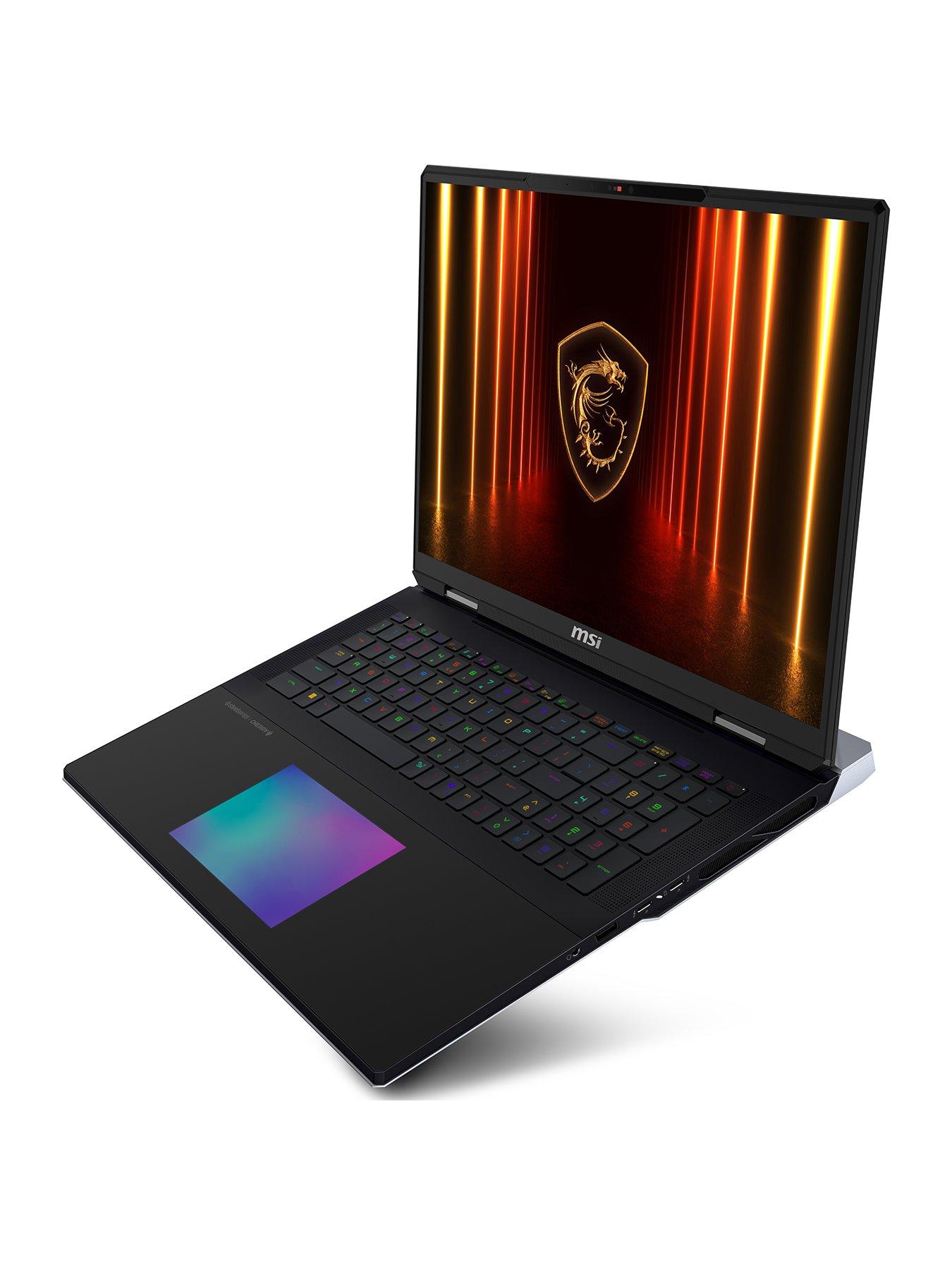 Image 3 of 7 of MSI Titan 18 HX AI Laptop&nbsp;- 18in 4K Mini LED 120Hz,&nbsp;GeForce RTX 5080, Intel Core Ultra 9, 64GB RAM, 2TB SSD - Black