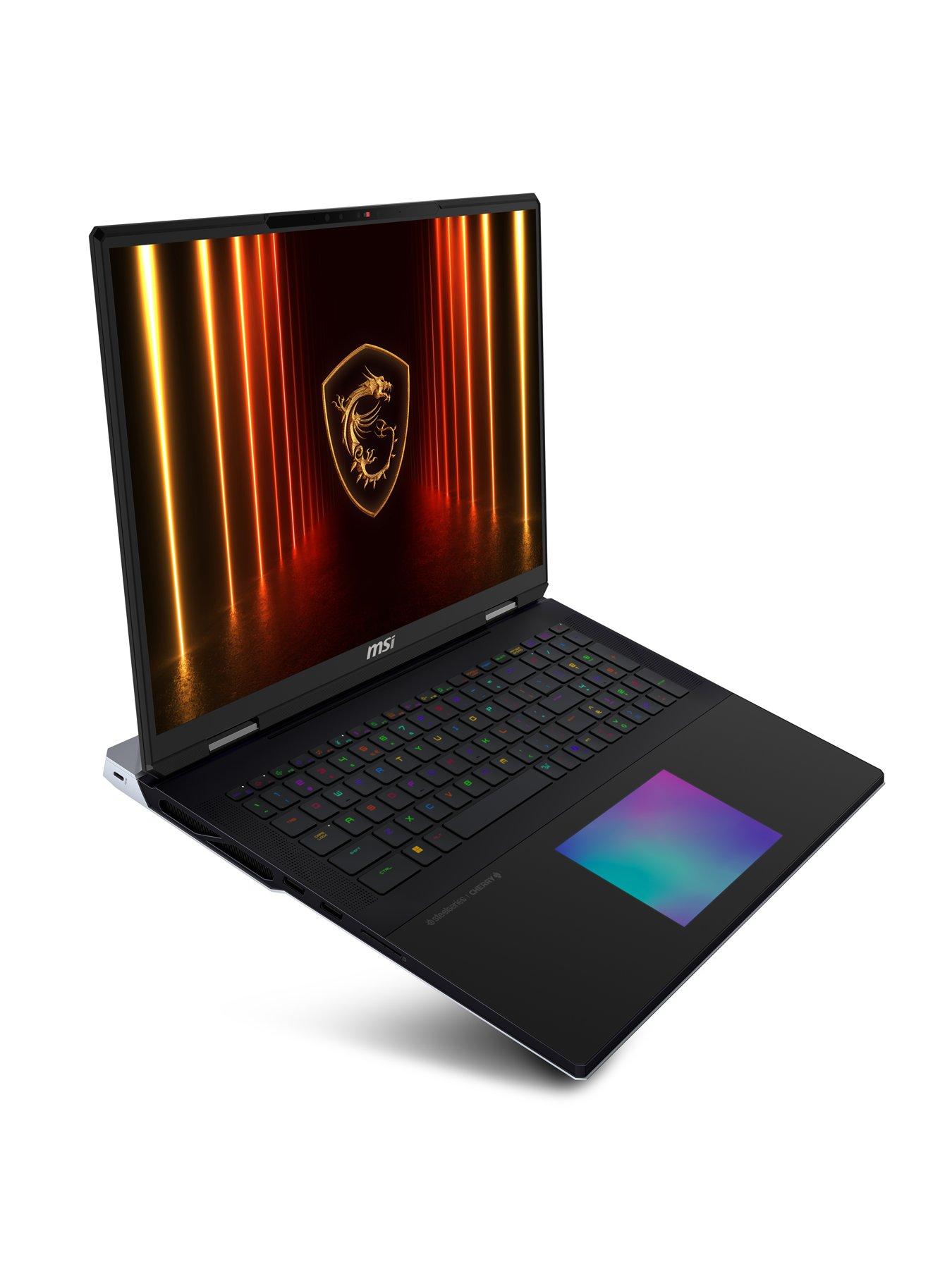  image of msi-titan-18-hx-ai-laptopnbsp--18in-4k-mini-led-120hznbspgeforce-rtx-5080-intel-core-ultra-9-64gb-ram-2tb-ssd-black