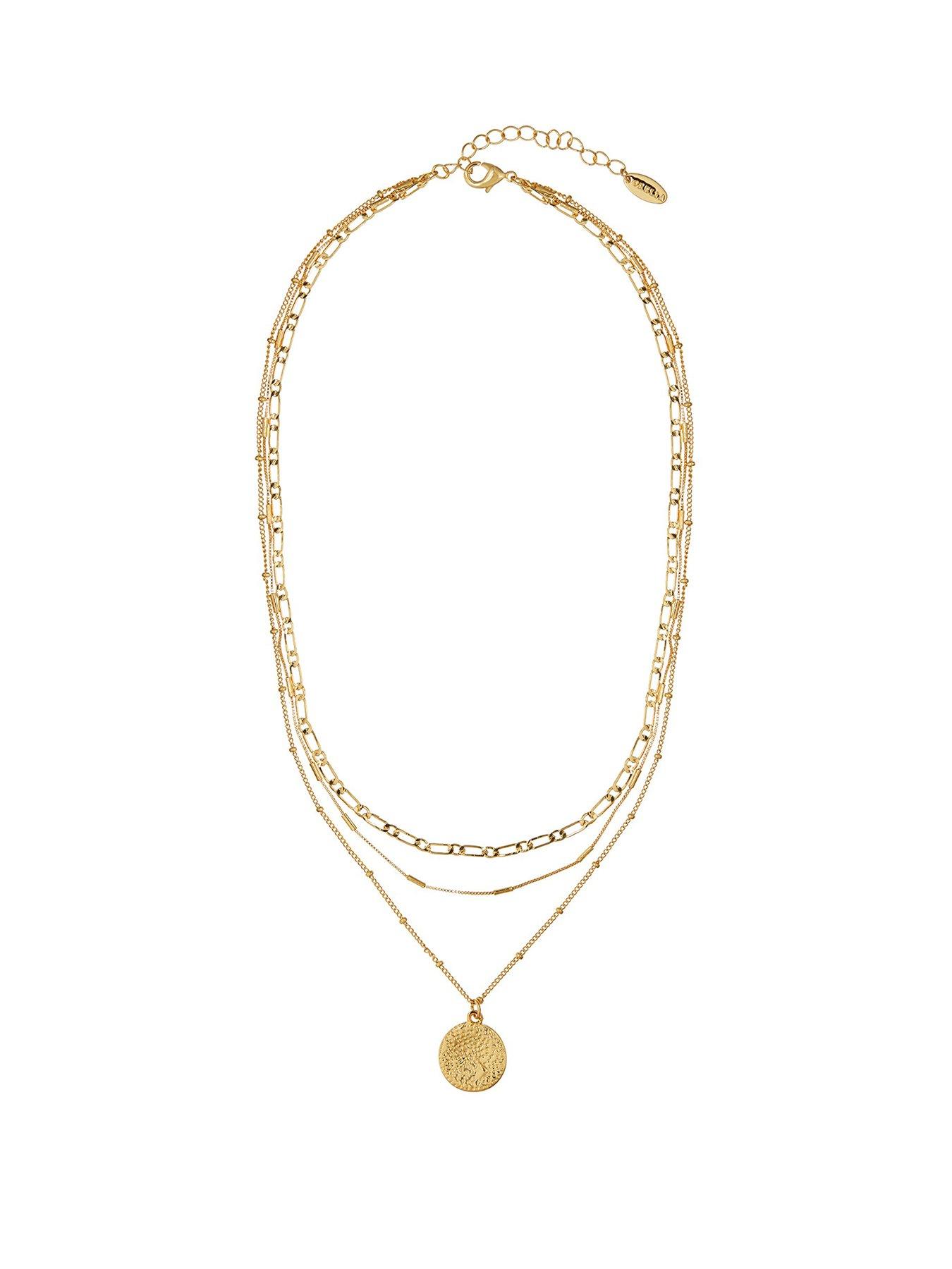 orelia-multi-row-coin-necklace