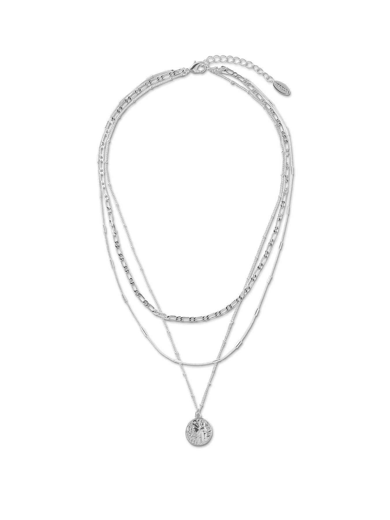 orelia-multi-row-coin-necklace