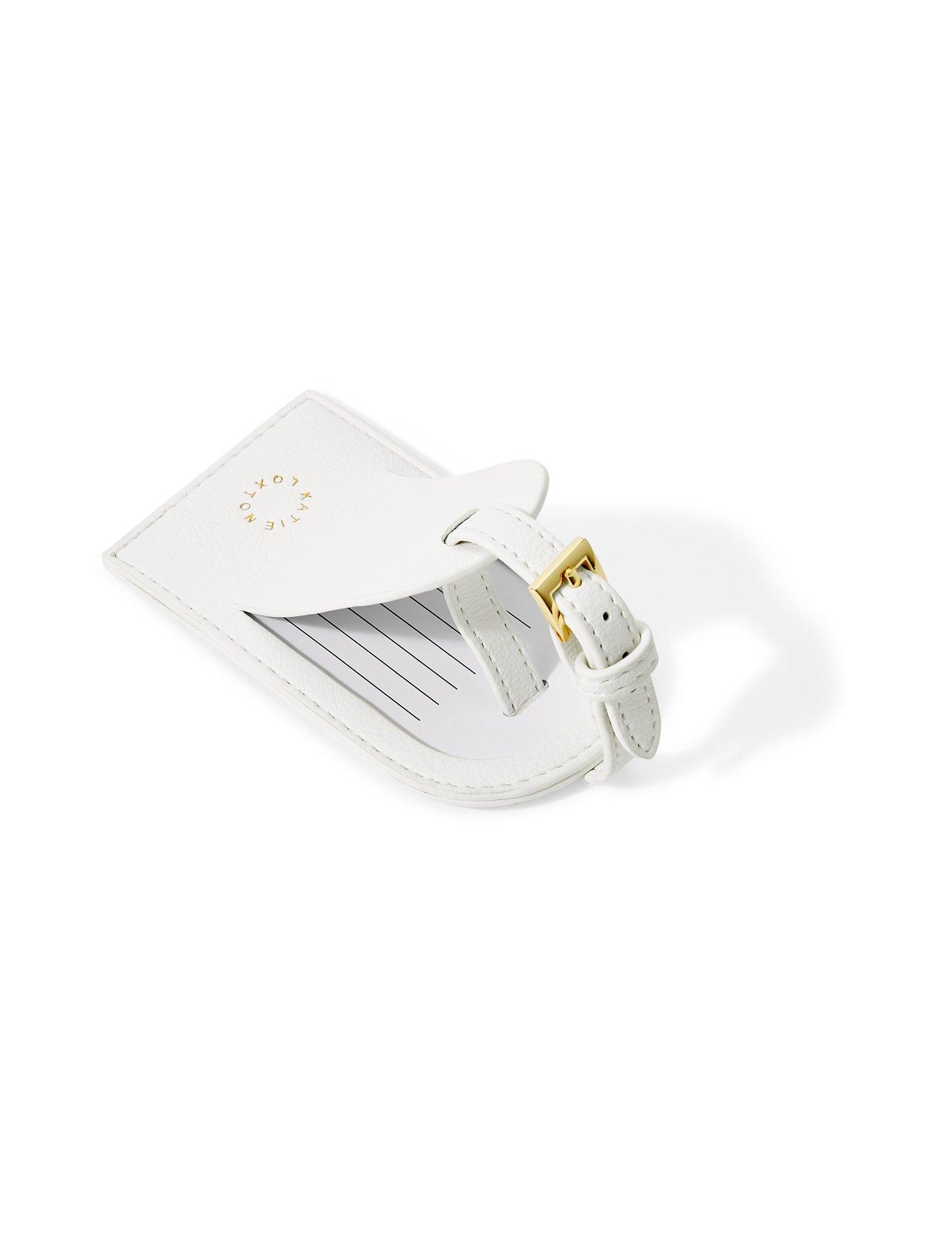  image of katie-loxton-my-first-luggage-tag-white