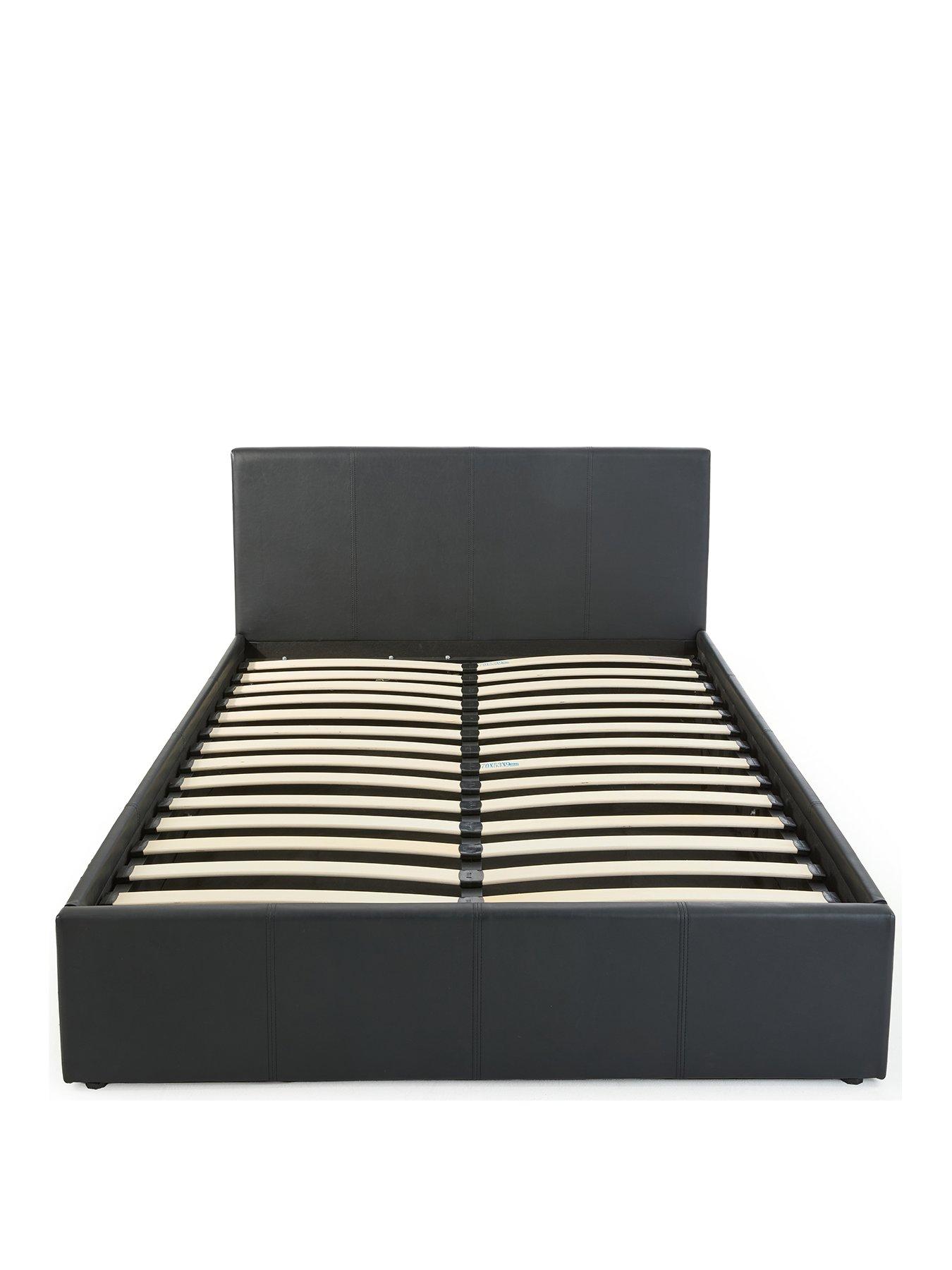  image of very-home-marston-faux-leather-sidenbsplift-up-storage-ottoman-bed-with-mattress-options-buy-and-savenbsp--black-fscreg-certified