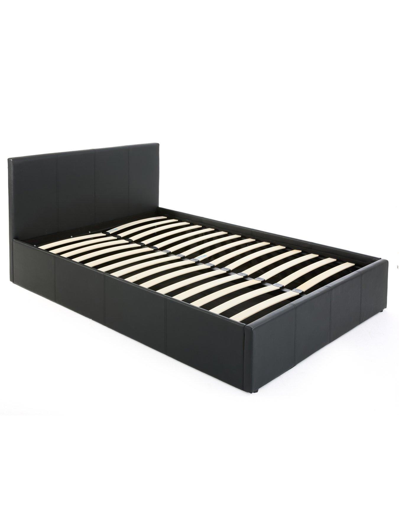  image of very-home-marston-faux-leather-sidenbsplift-up-storage-ottoman-bed-with-mattress-options-buy-and-savenbsp--black-fscreg-certified