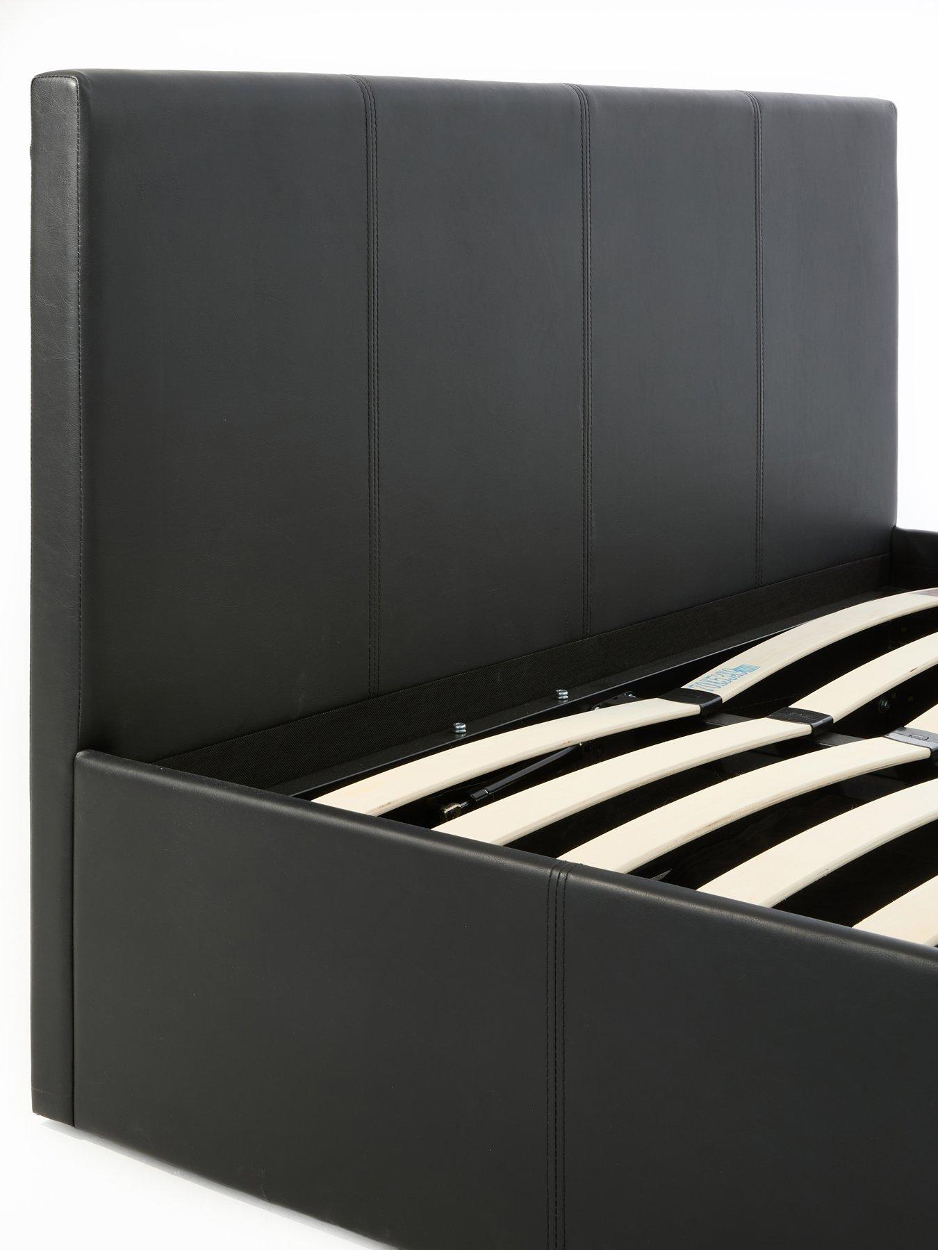 image of very-home-marston-faux-leather-sidenbsplift-up-storage-ottoman-bed-with-mattress-options-buy-and-savenbsp--black-fscreg-certified