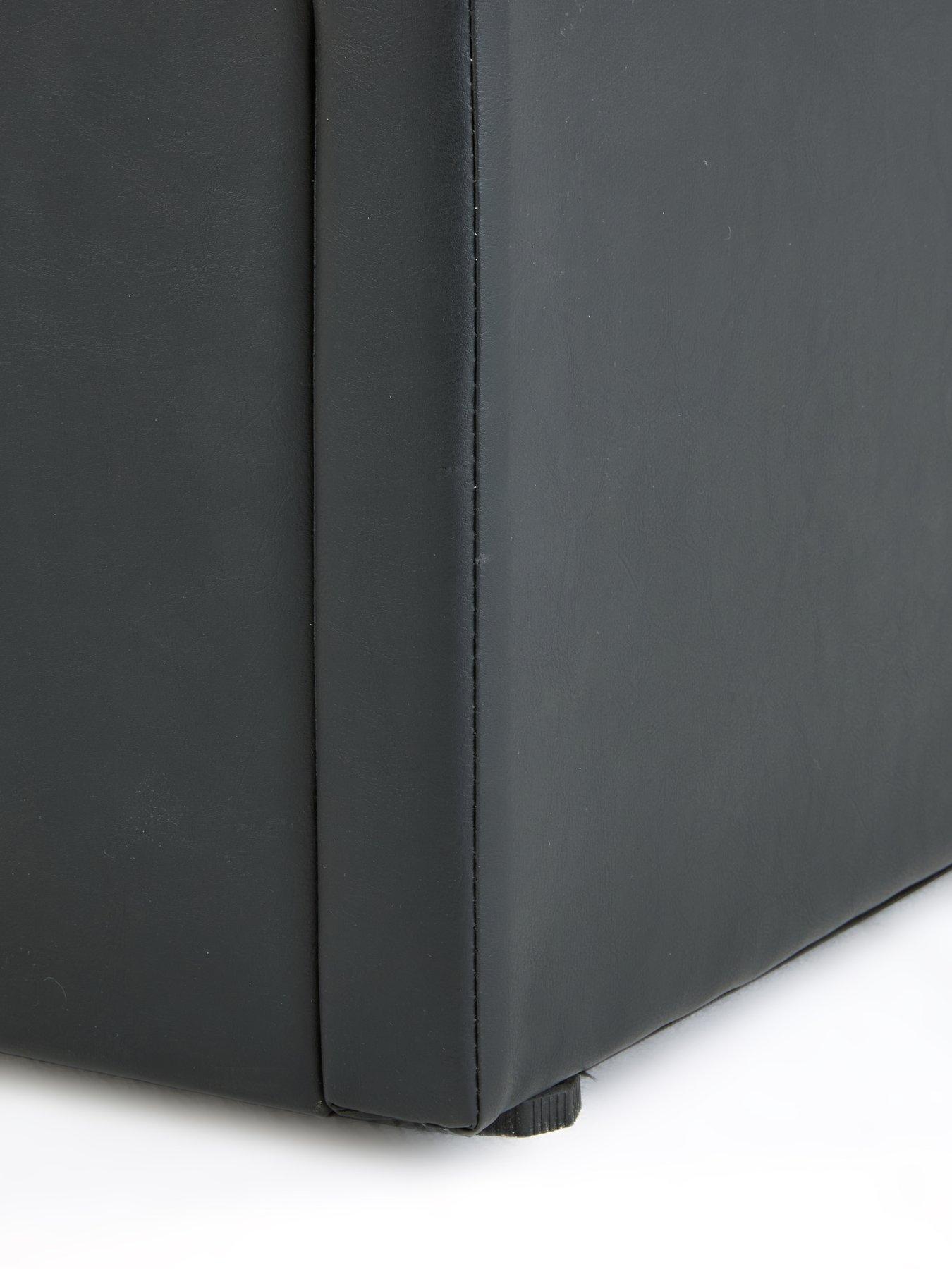  image of very-home-marston-faux-leather-sidenbsplift-up-storage-ottoman-bed-with-mattress-options-buy-and-savenbsp--black-fscreg-certified