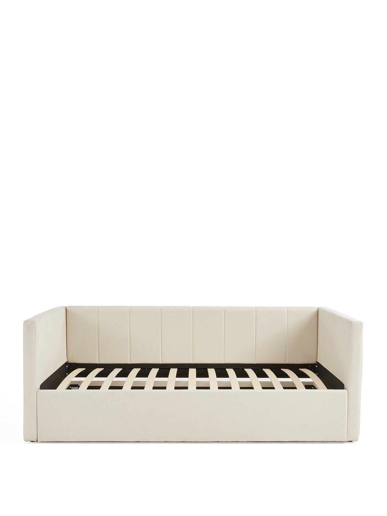 stillFront image of very-home-floren-boucle-day-bed-with-low-level-trundle-and-mattress-options-buy-amp-savenbsp--fscreg-certified