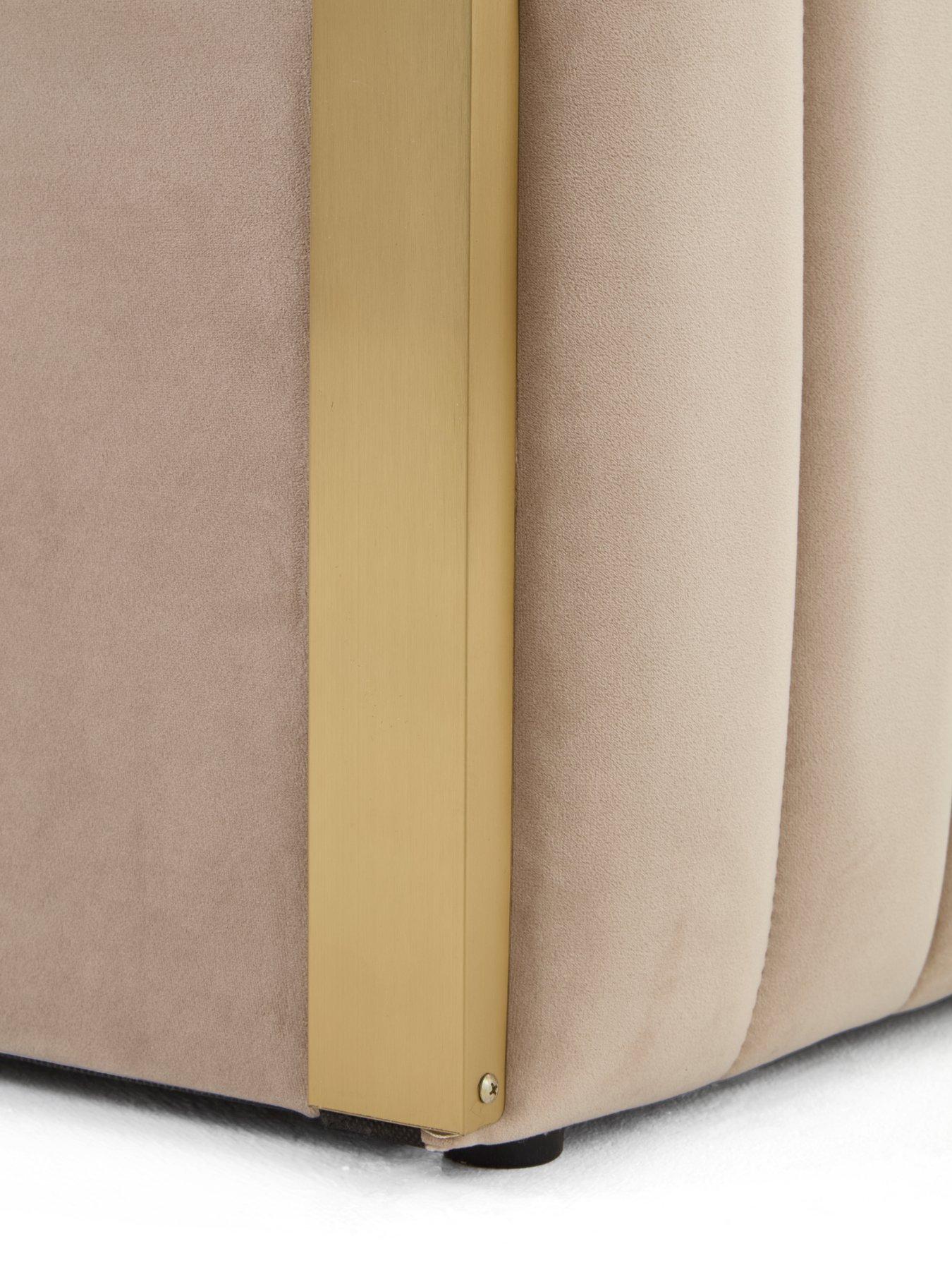  image of very-home-muse-lift-up-storage-bed-frame-with-mattress-options-buy-amp-save-naturalgold-fscreg-certified