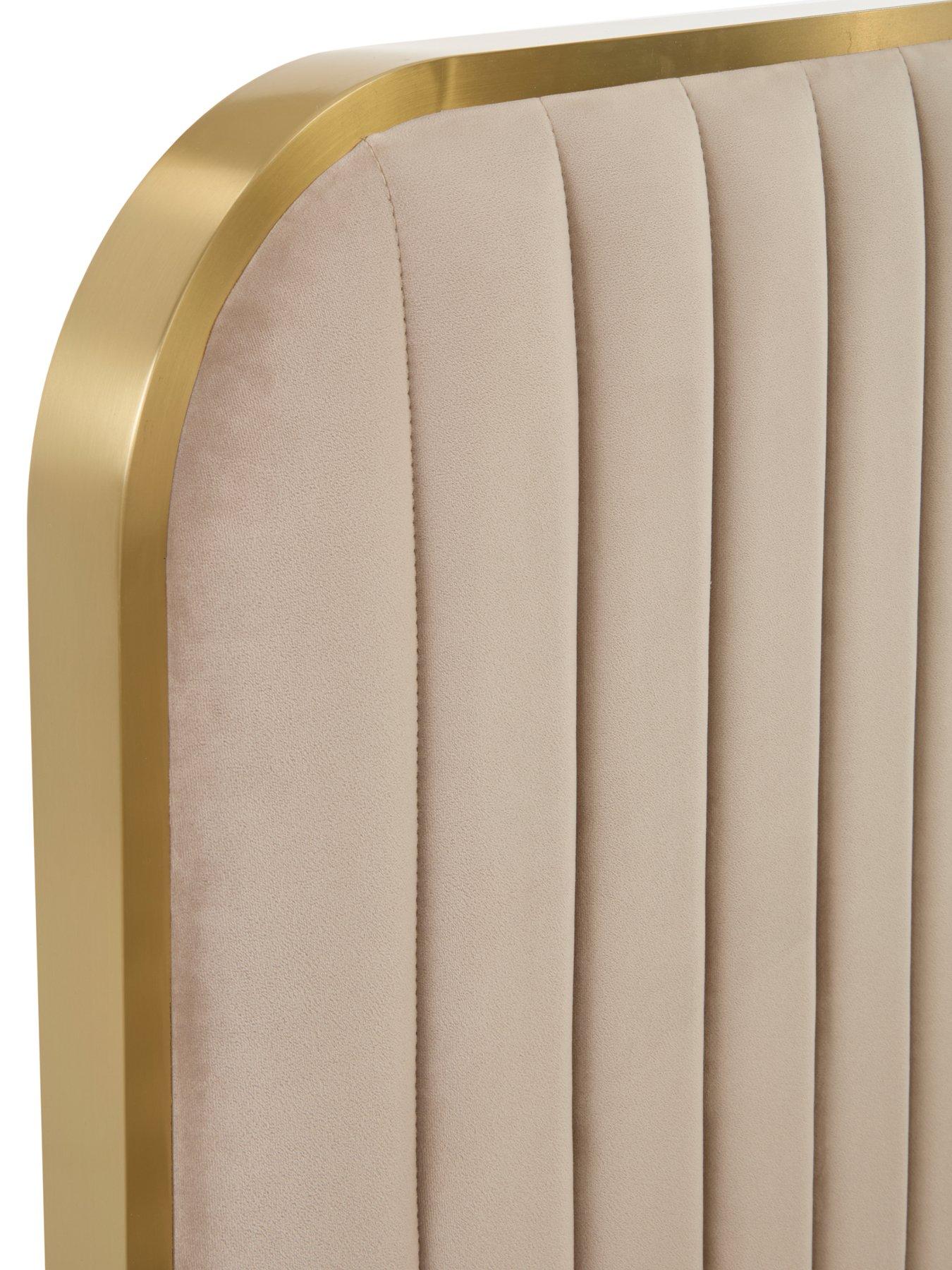 Image 7 of 7 of Very Home Muse Lift Up Storage Bed Frame with Mattress Options (Buy &amp; SAVE!) - Natural/Gold - FSC&reg; Certified