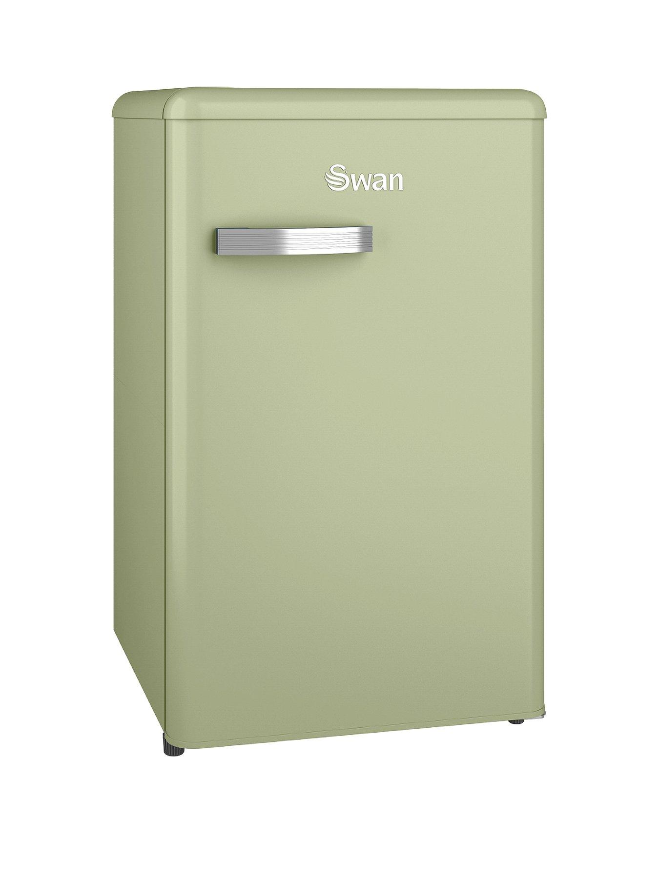 Swan SR11035GNE Retro Green Under-Counter Fridge 90L